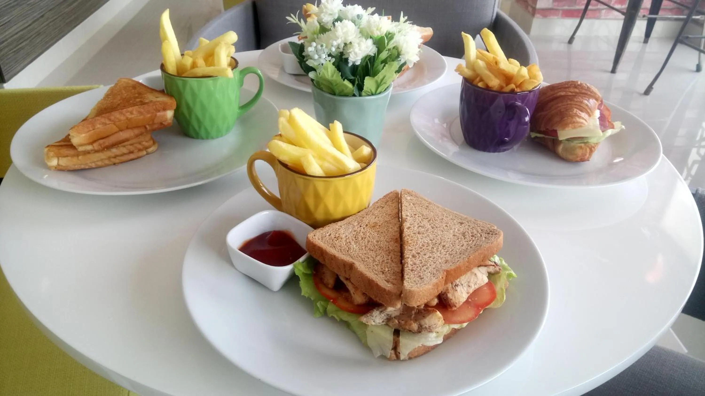 Continental breakfast in A'Sinamar Hotel Apartment