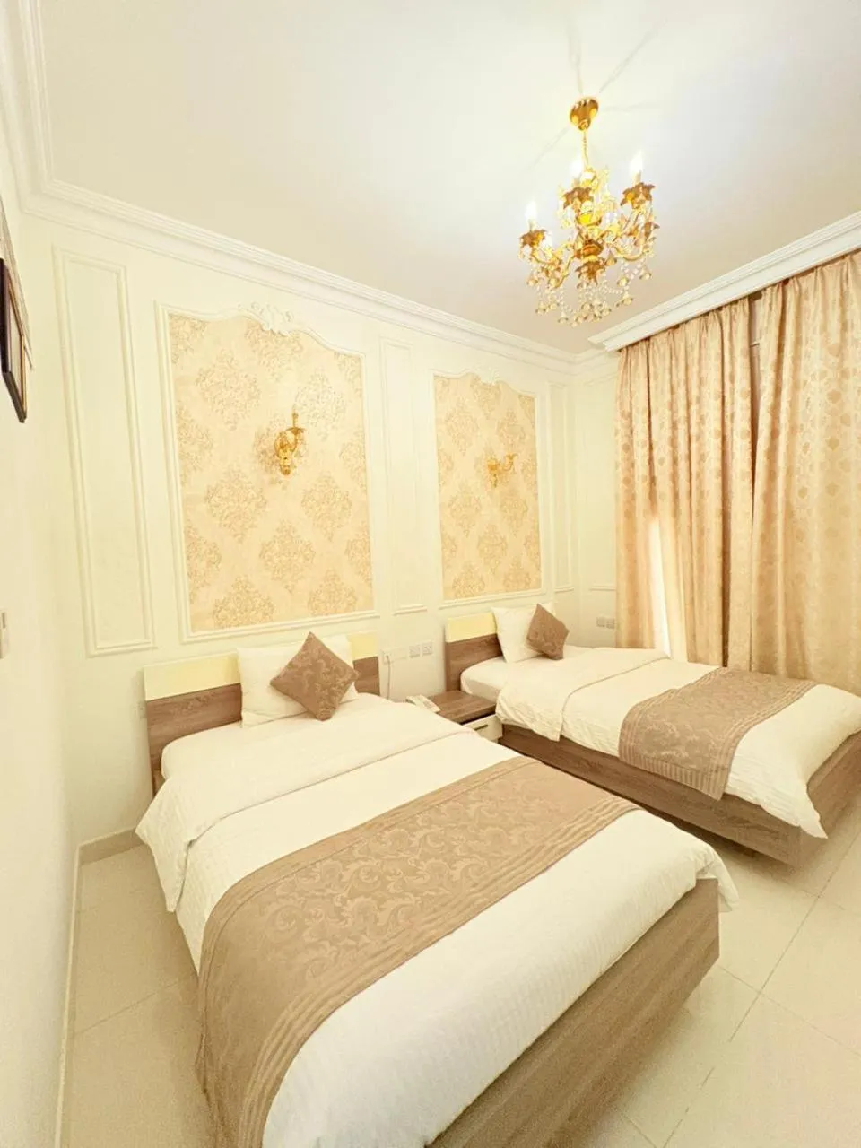 Bed in A'Sinamar Hotel Apartment