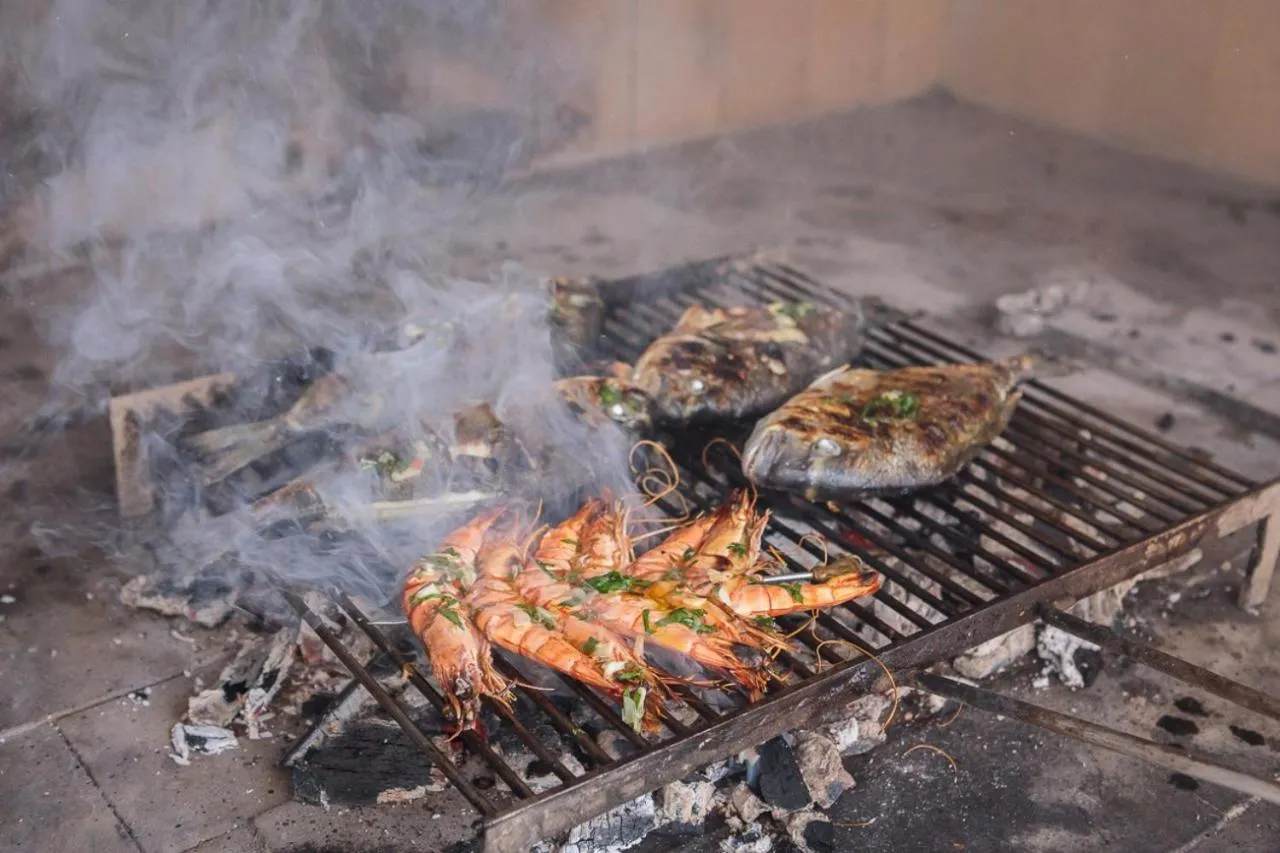 BBQ facilities in Appartments Villa Daria