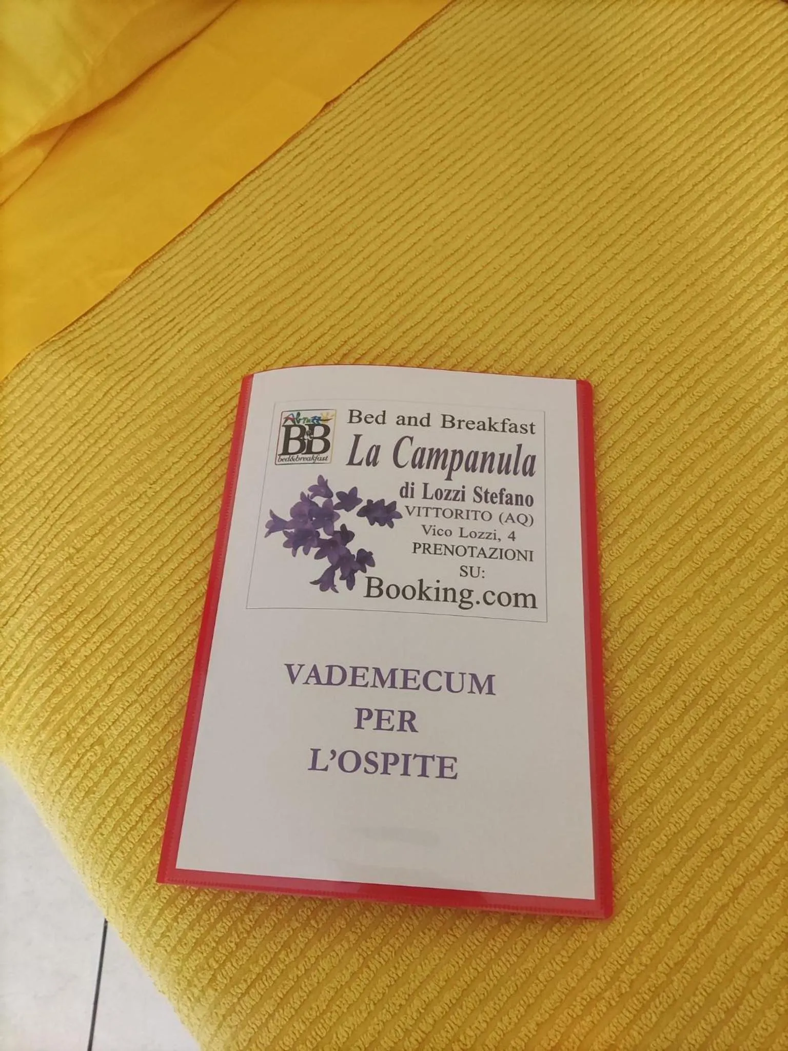 Photo of the whole room in Bed and Breakfast La Campanula