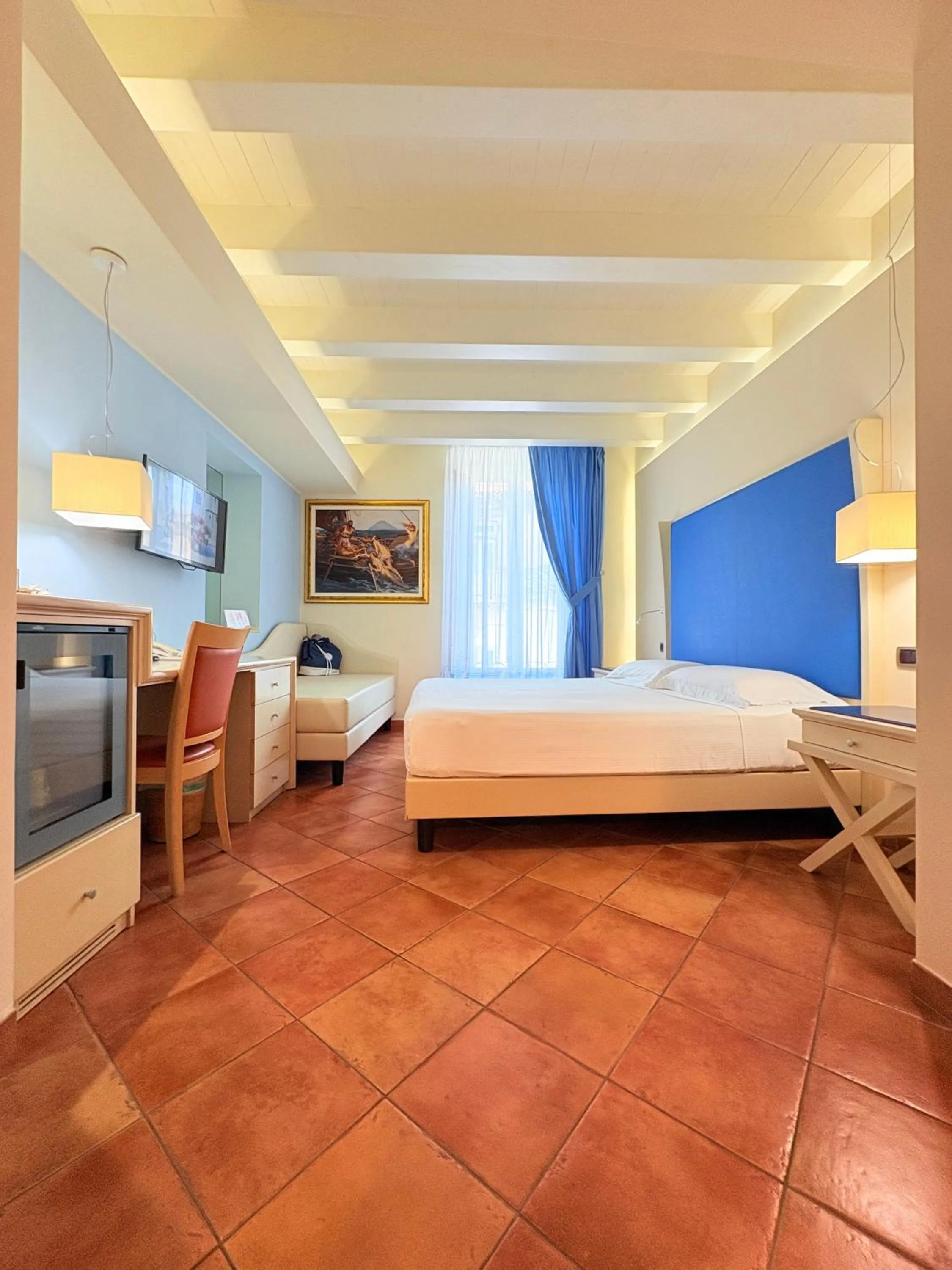 Toilet, Bed in Portercole B&B