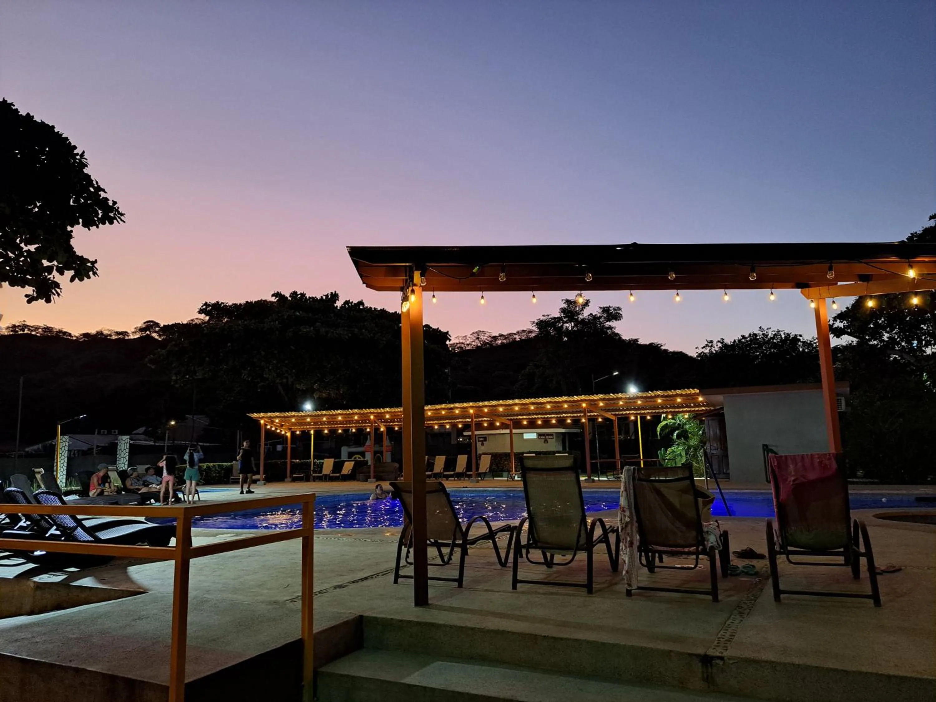 Pool view in Nacazcol Hotel y Villas
