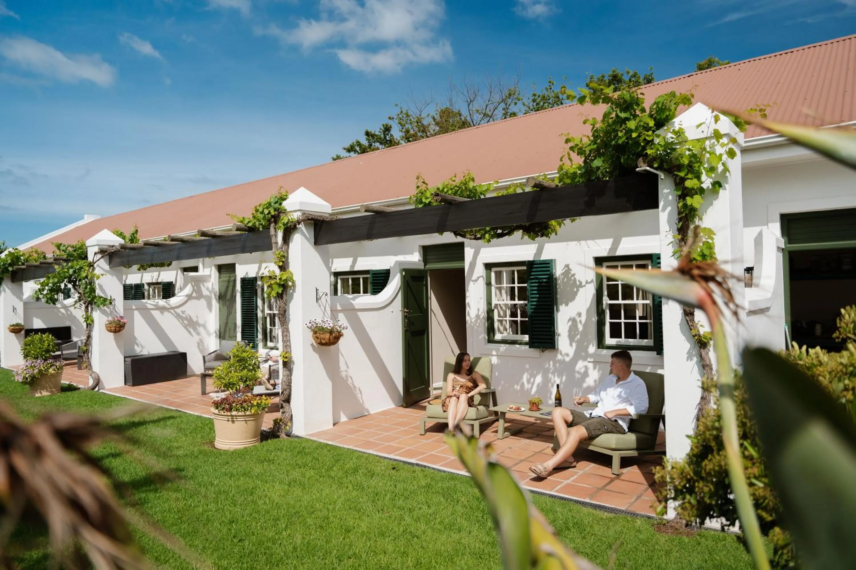 Patio in Eikendal Lodge