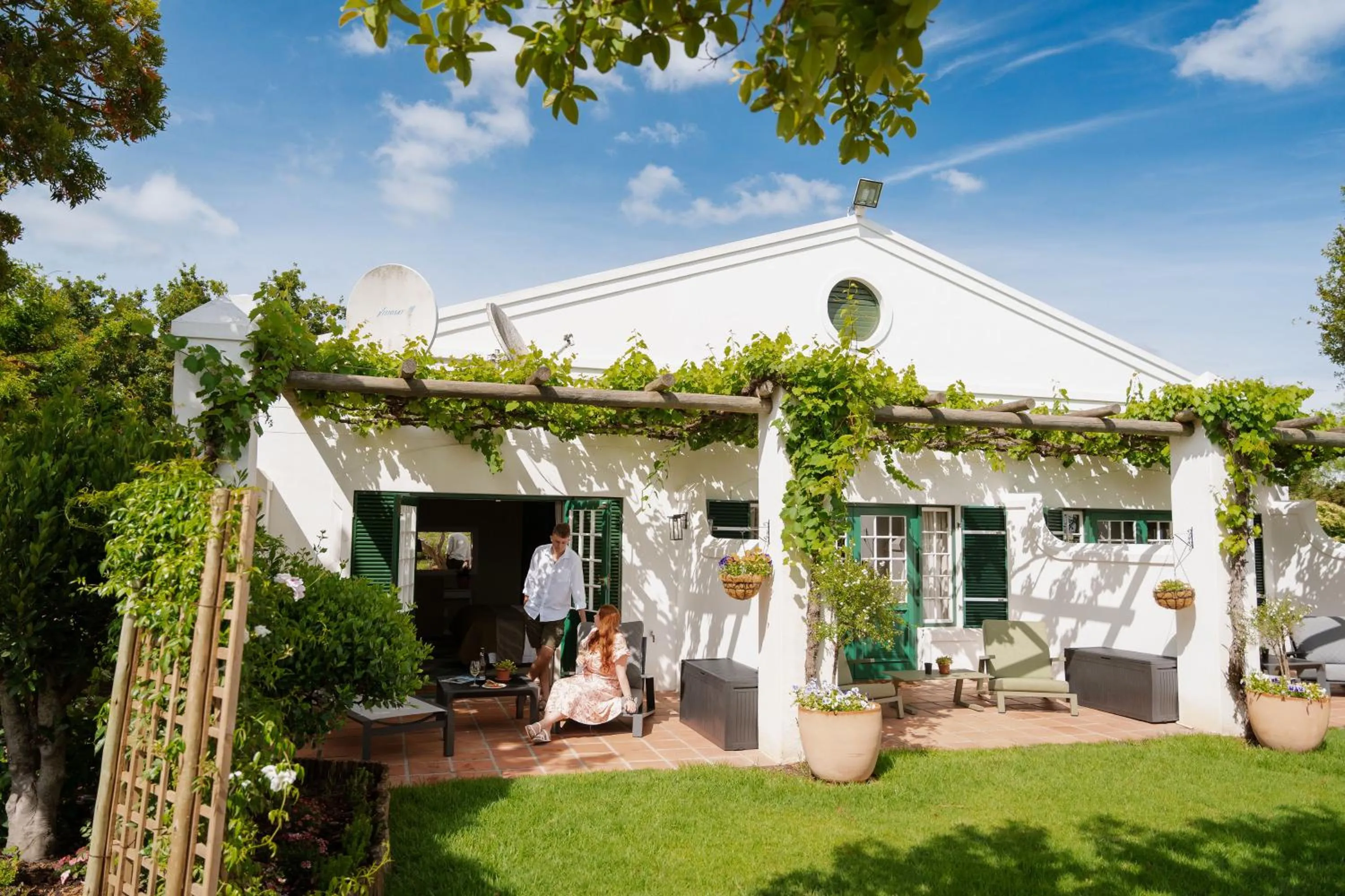 Patio in Eikendal Lodge