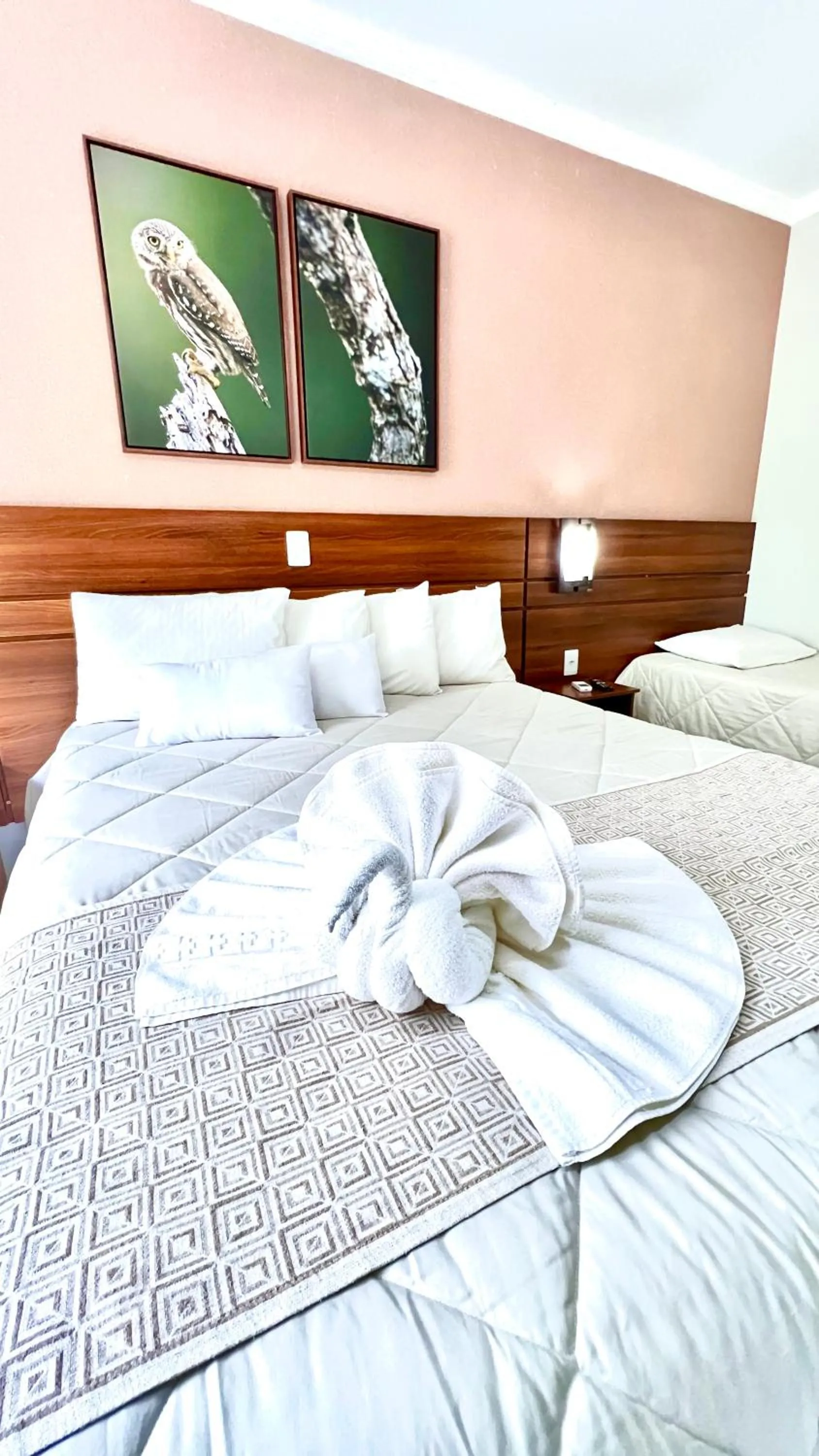 Landmark view, Bed in Hotel Cabanas