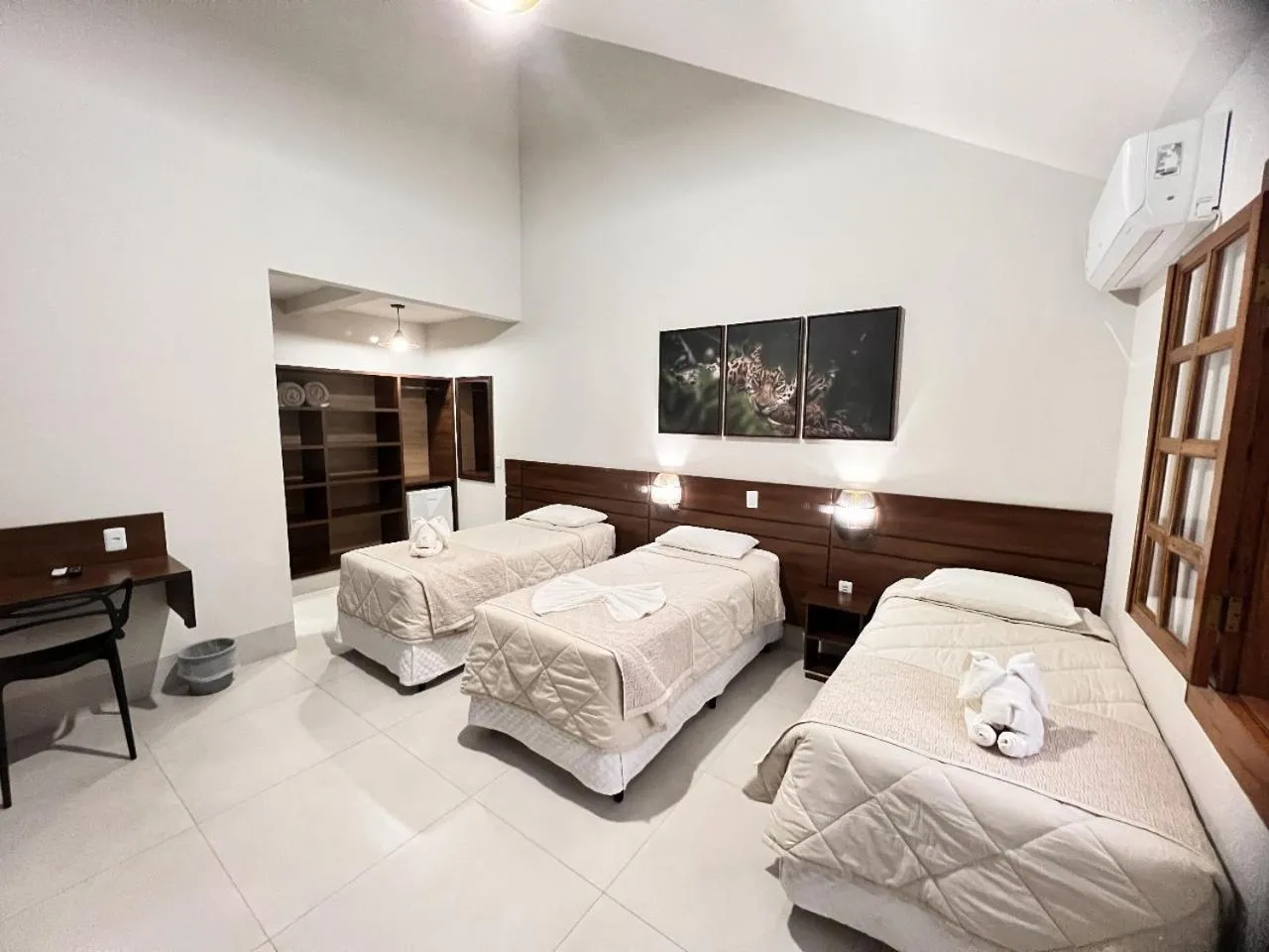 Bed in Hotel Cabanas