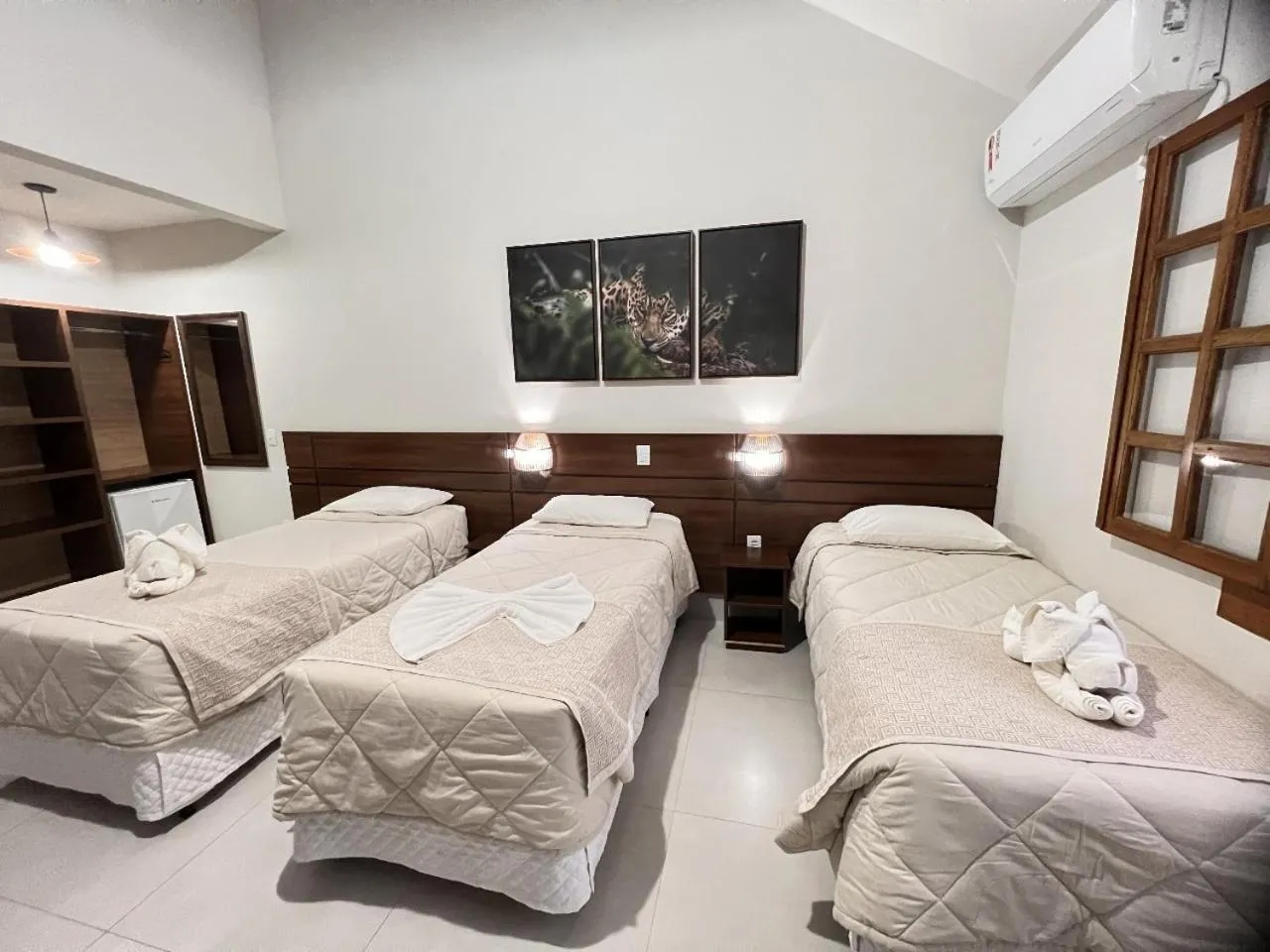 Bed in Hotel Cabanas