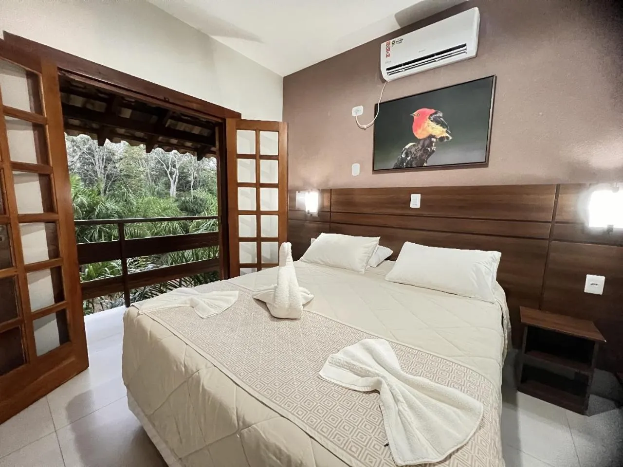 Bed in Hotel Cabanas