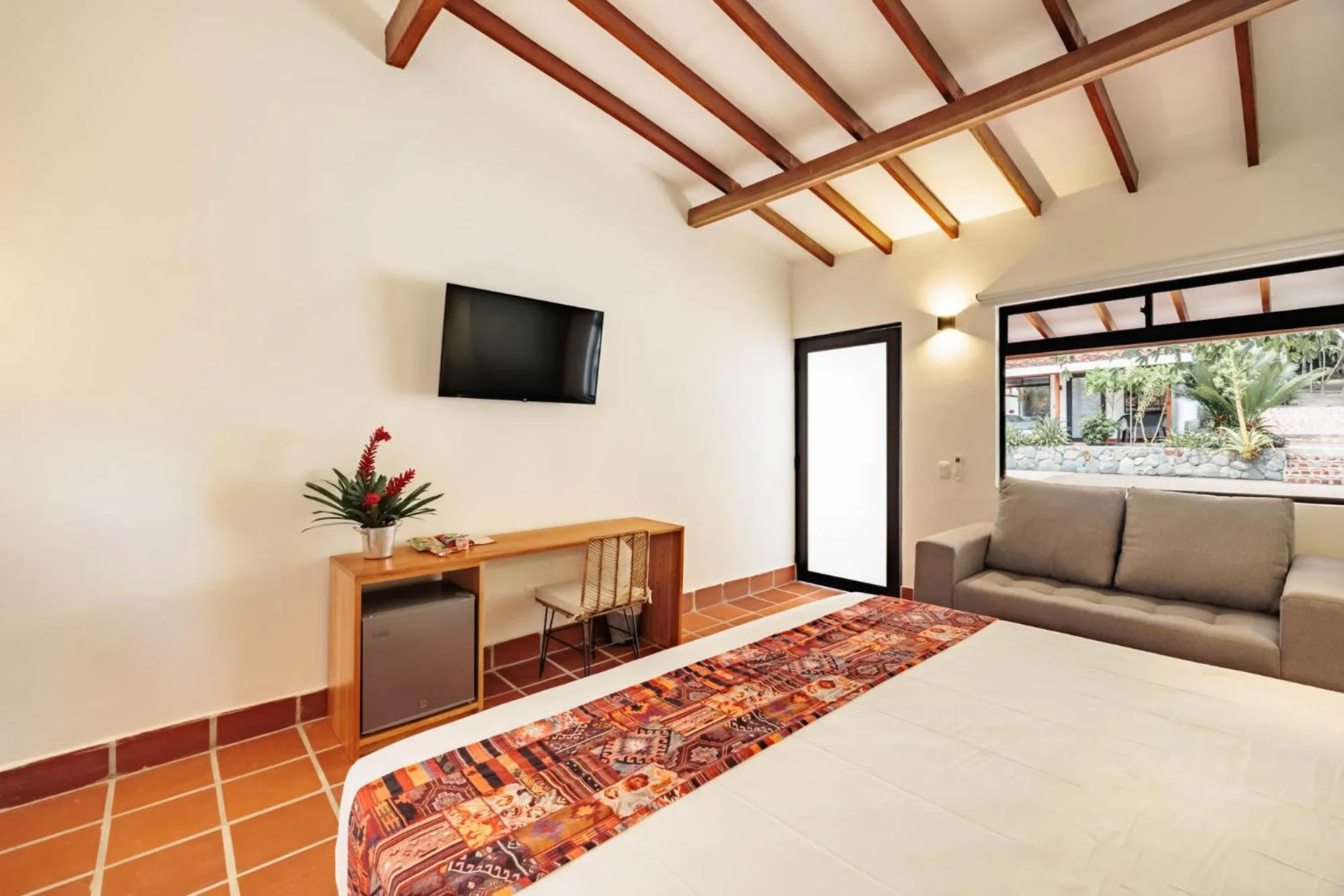 Photo of the whole room, Bed in Hotel Quimbaya