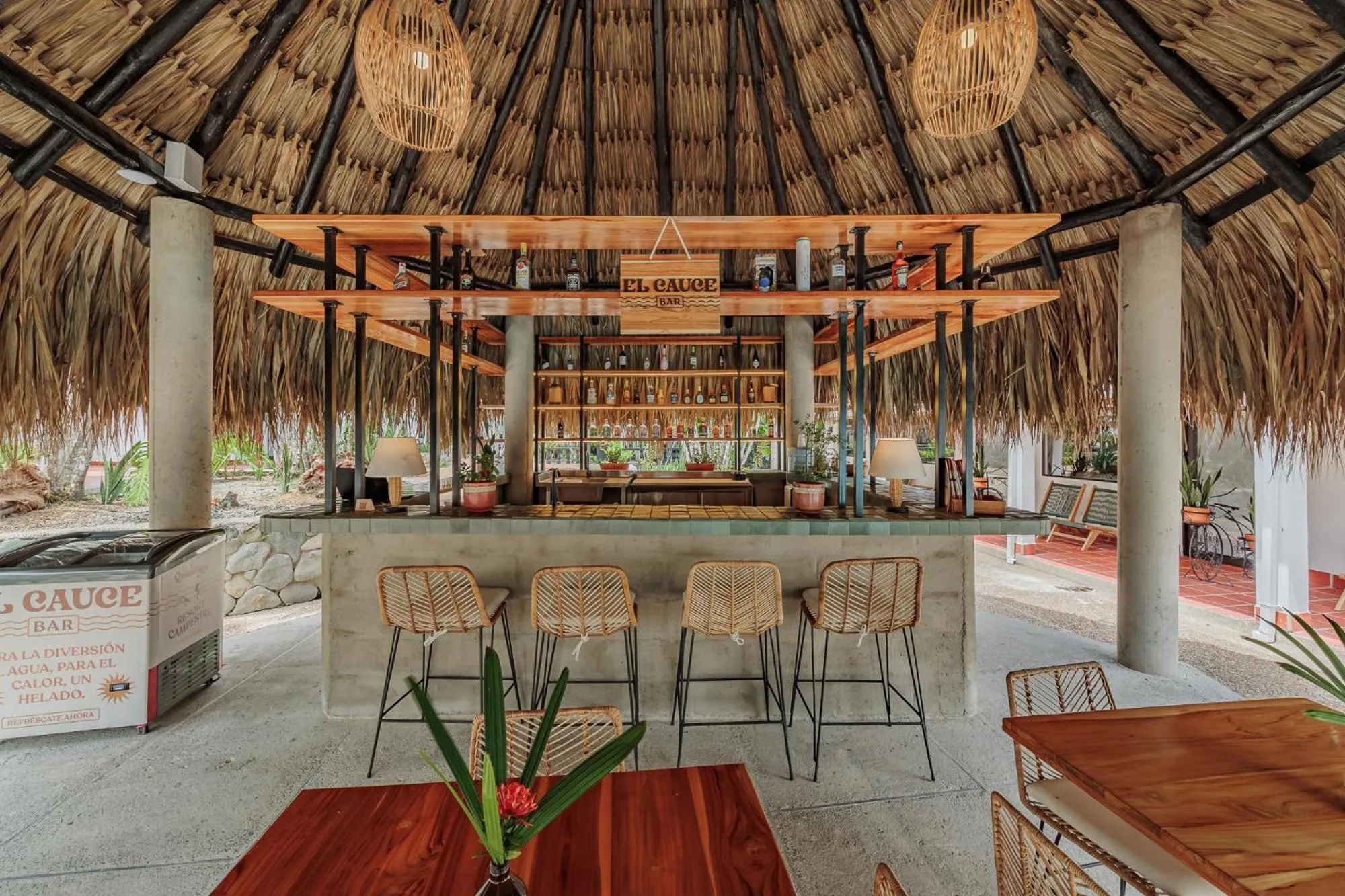 Lounge or bar in Hotel Quimbaya