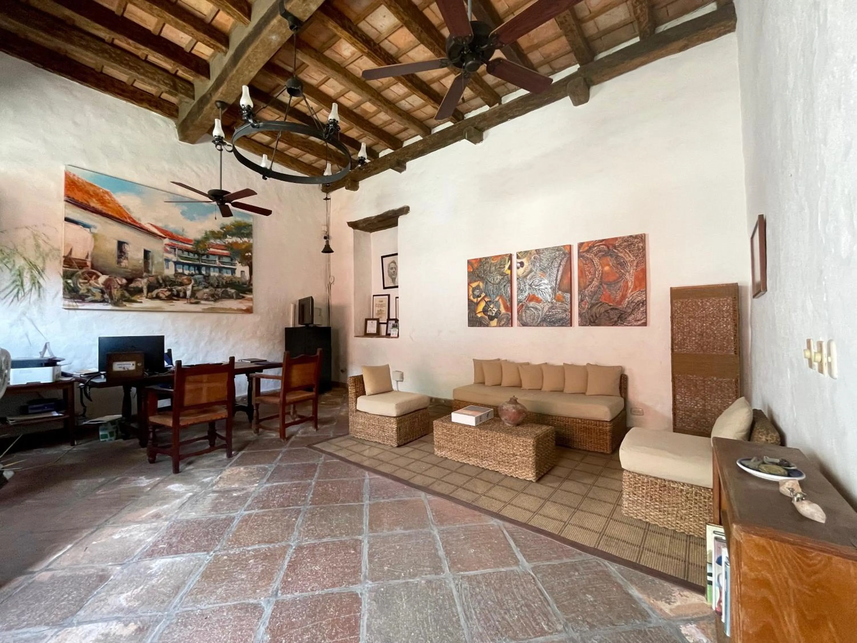 Lobby or reception in Hotel Boutique Posada Las Trampas