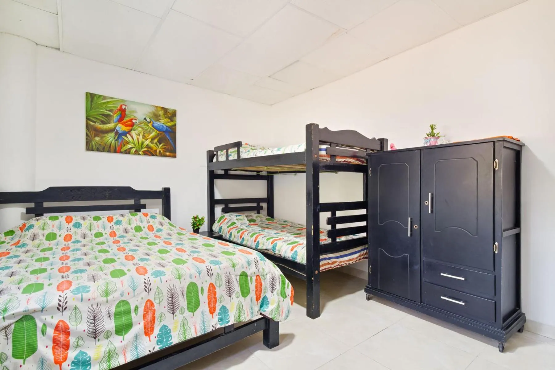 Bed in Casa Hotel Nurandy