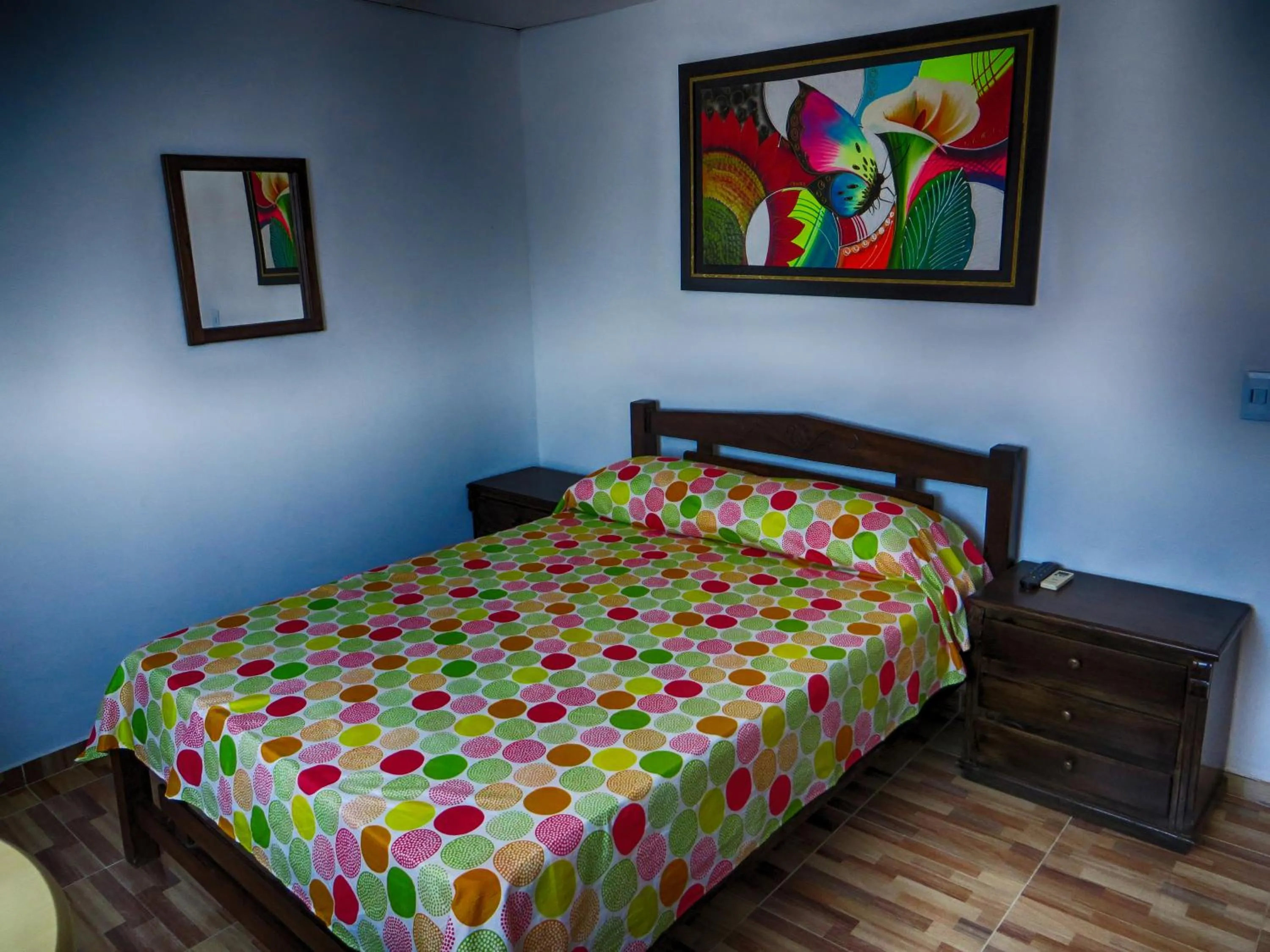 Bed in Casa Hotel Nurandy