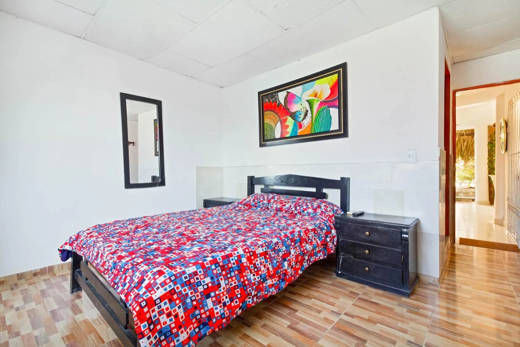 Bed in Casa Hotel Nurandy