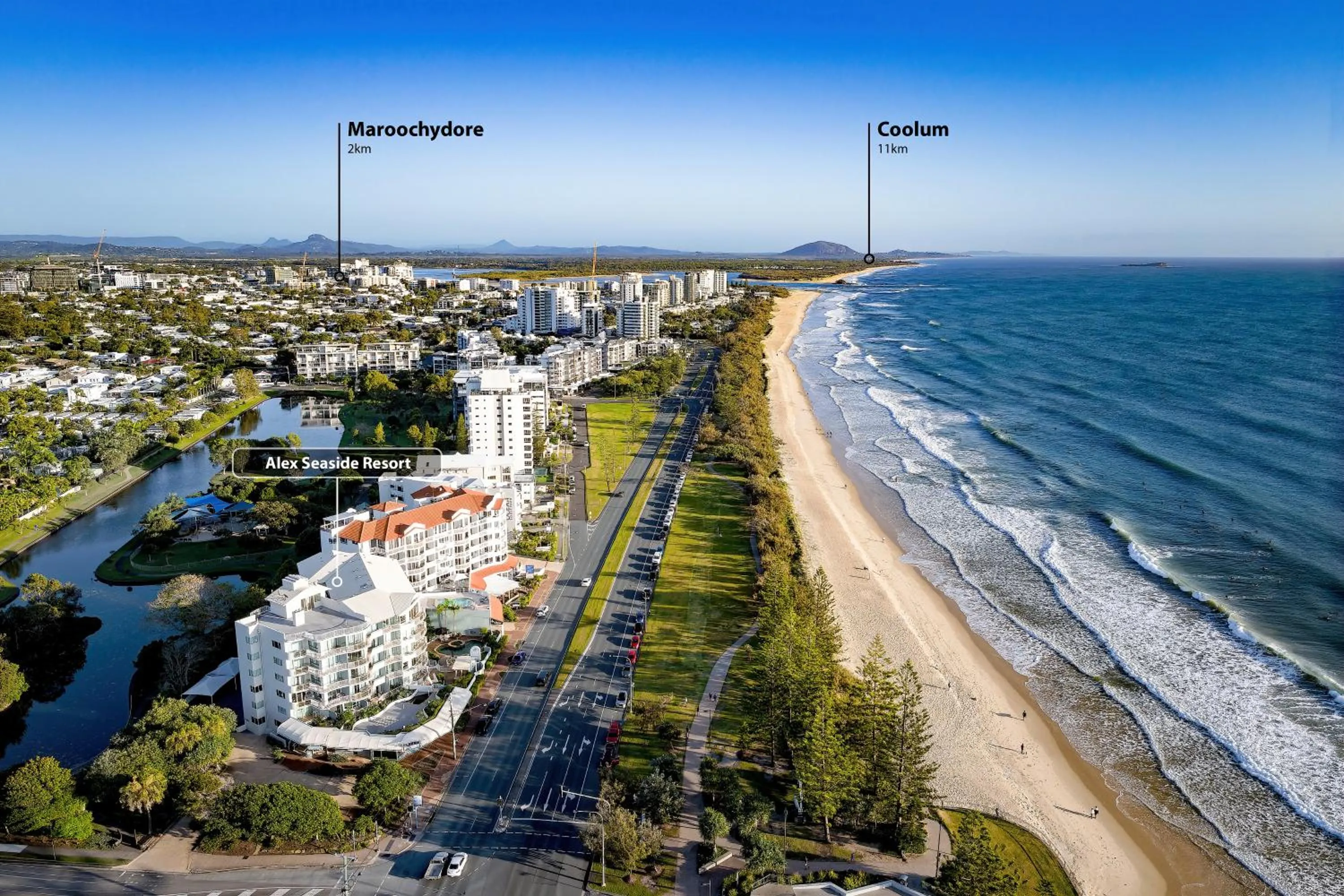 Property building in Alex Seaside Resort