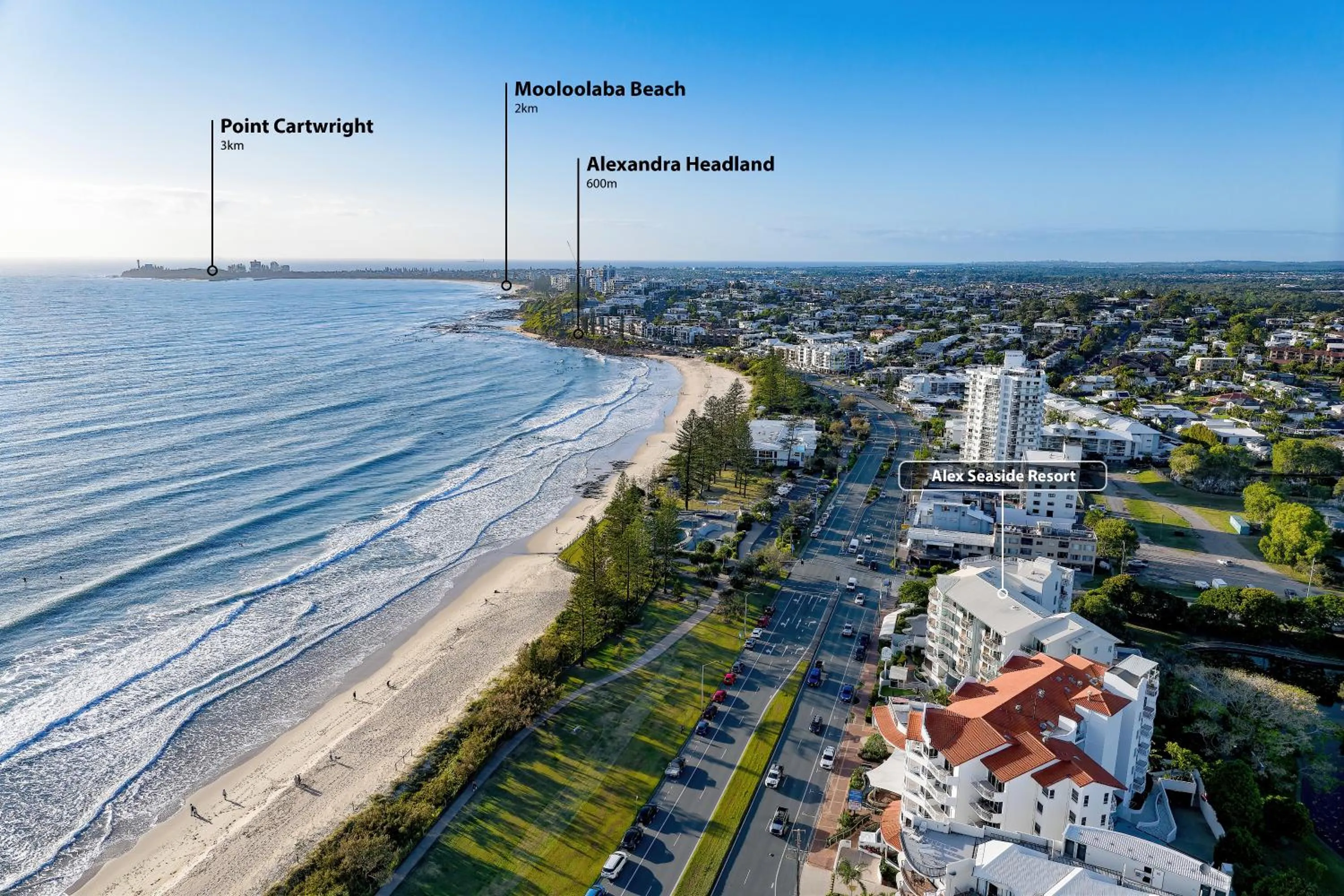 Property building in Alex Seaside Resort