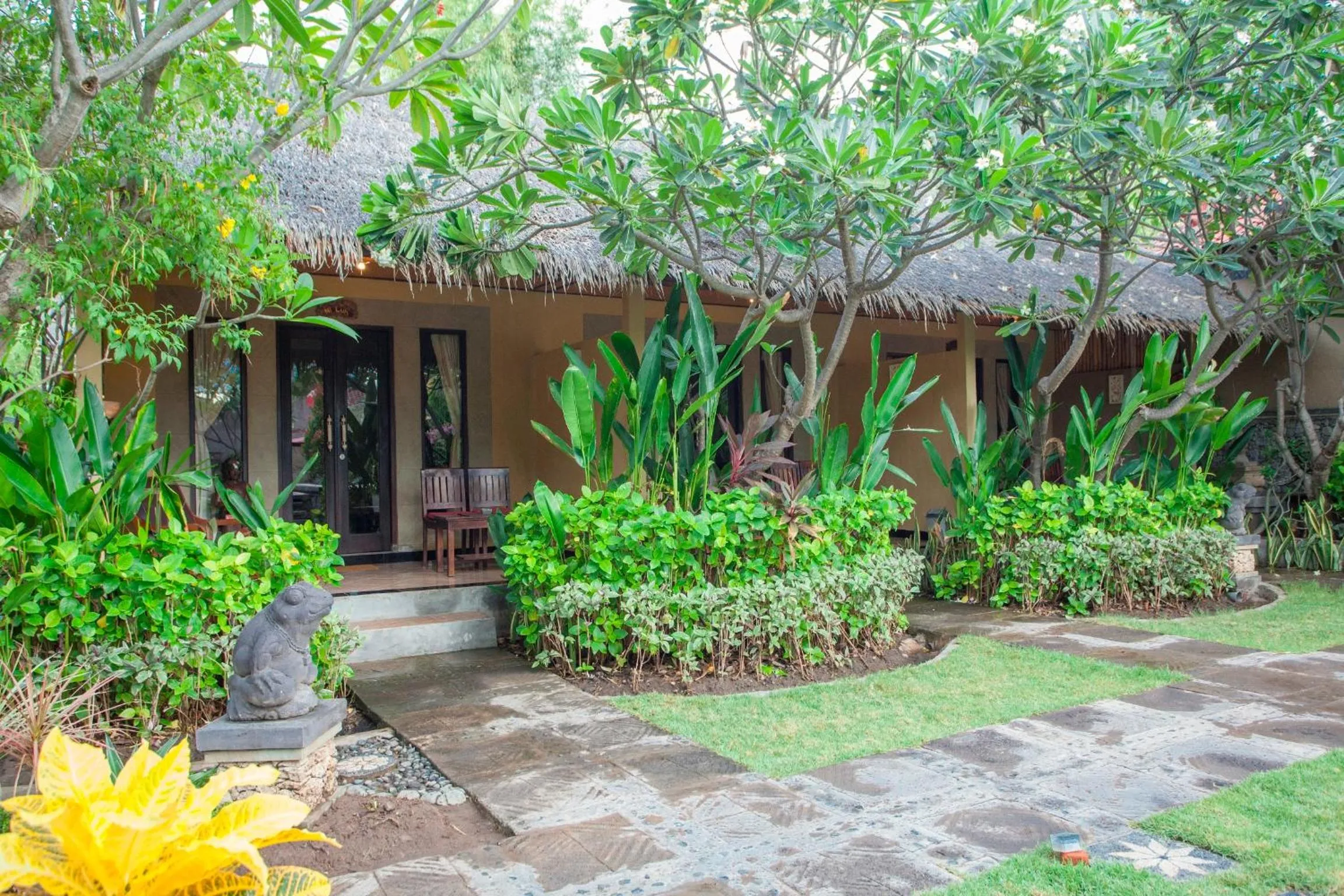 Garden view in Taruna Boutique Homestay & Spa