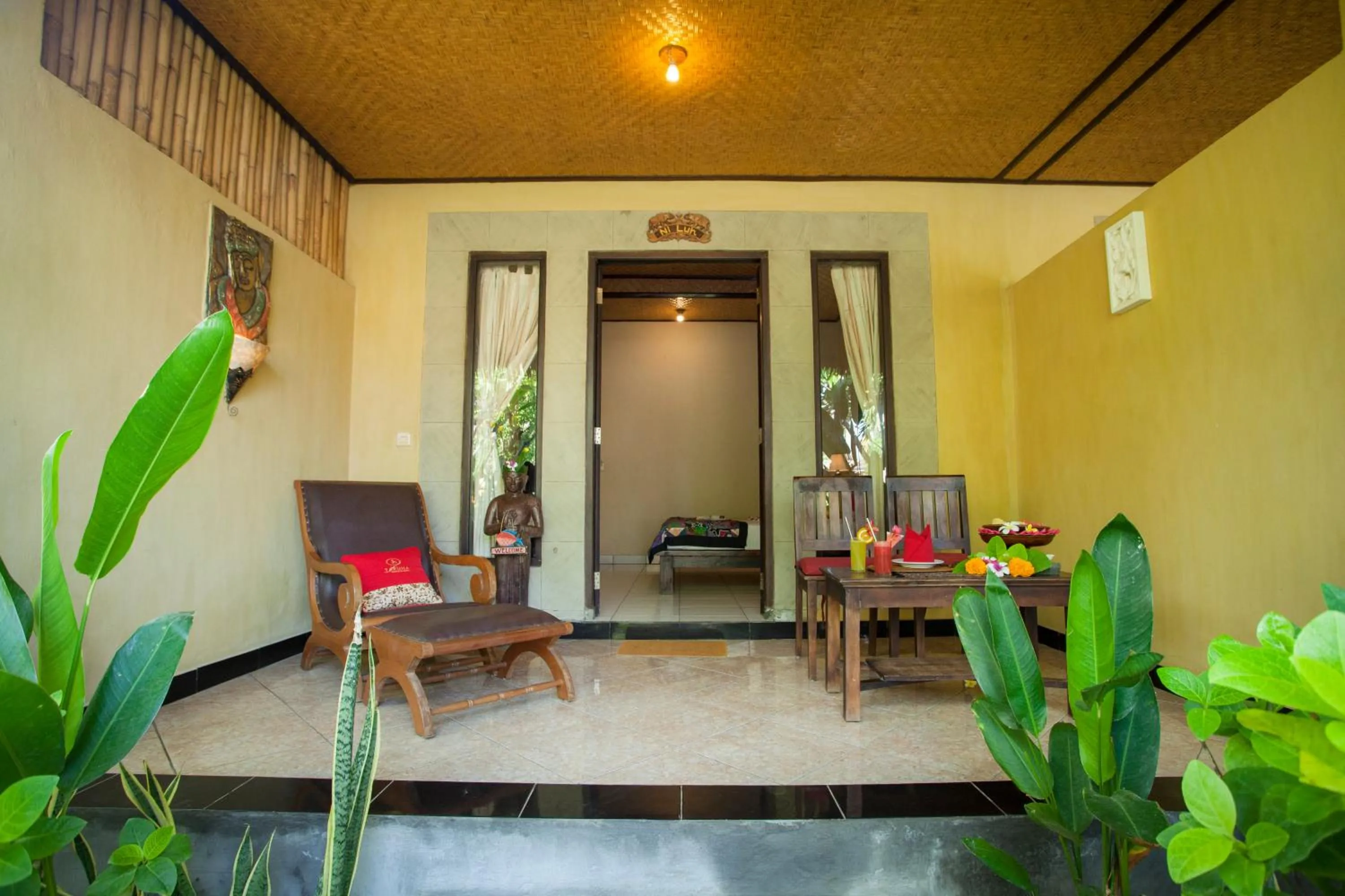 Seating area in Taruna Boutique Homestay & Spa