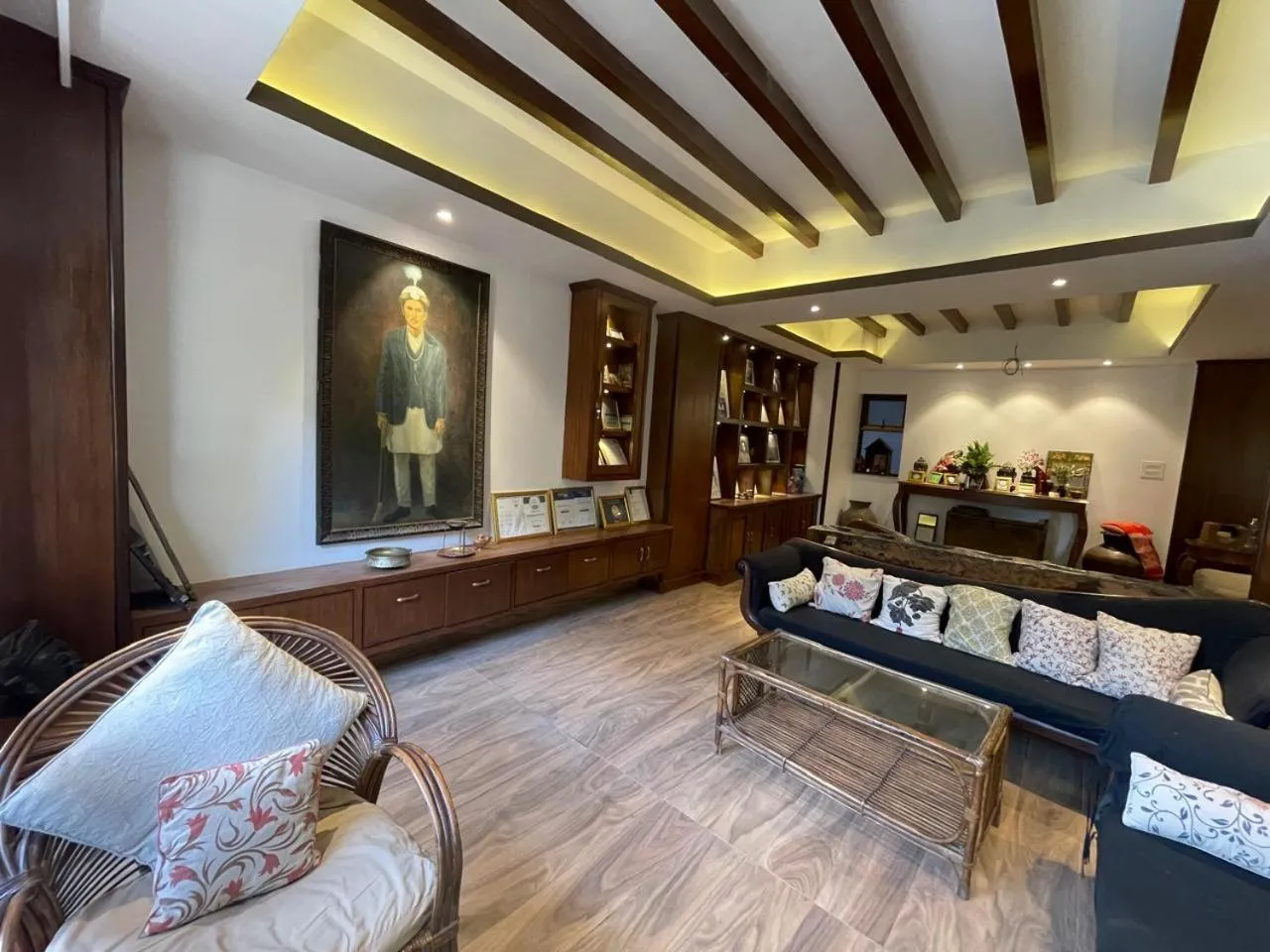 Living room in Ambassador Garden Home