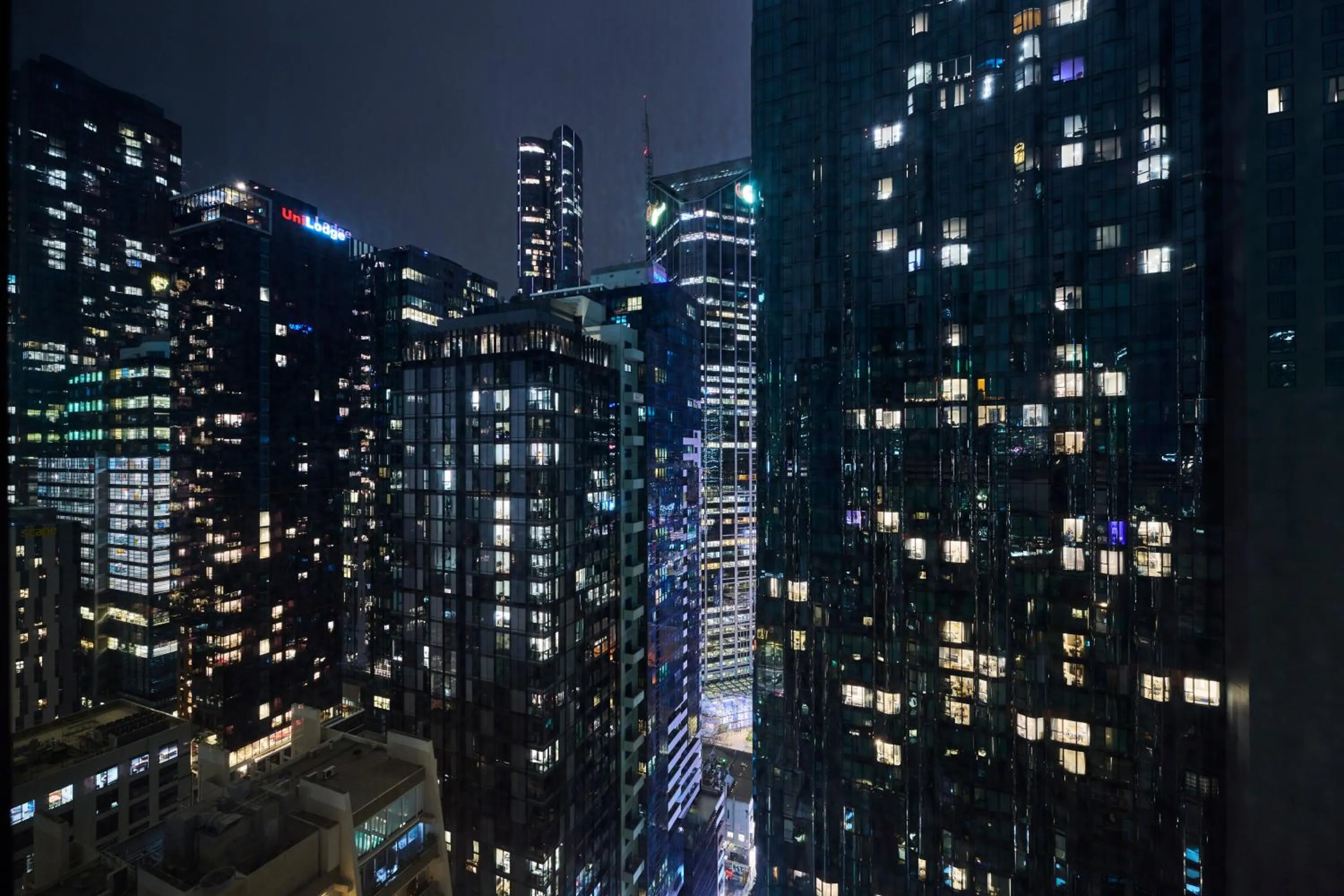 Night in Novotel Melbourne Central