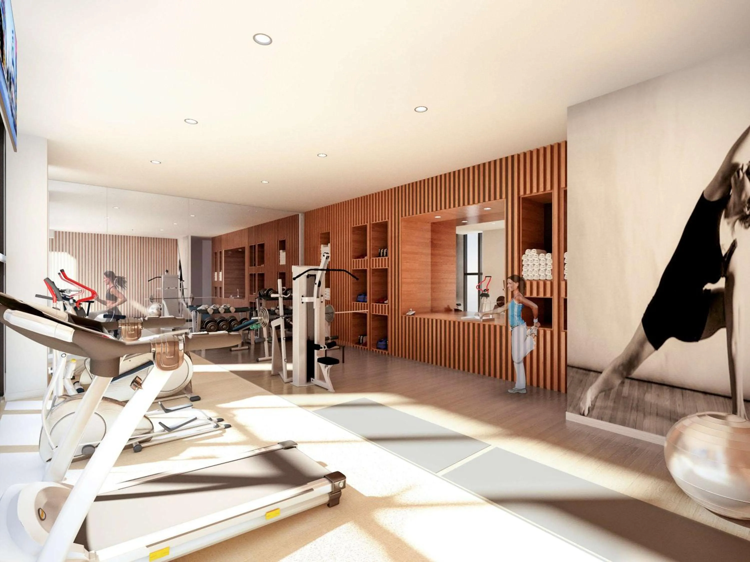 Fitness centre/facilities in Novotel Melbourne Central