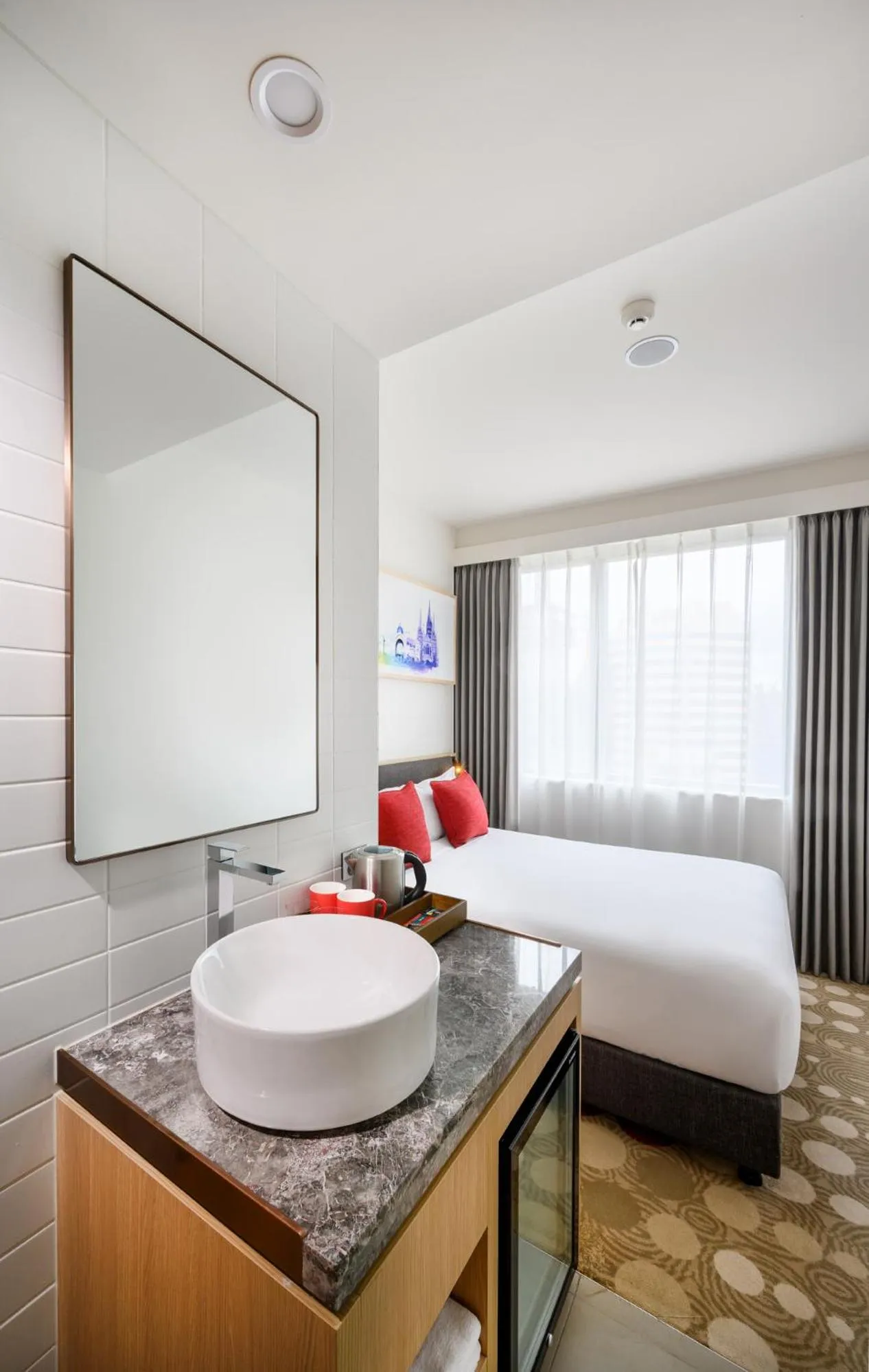 Bathroom, Bed in ibis Melbourne Central