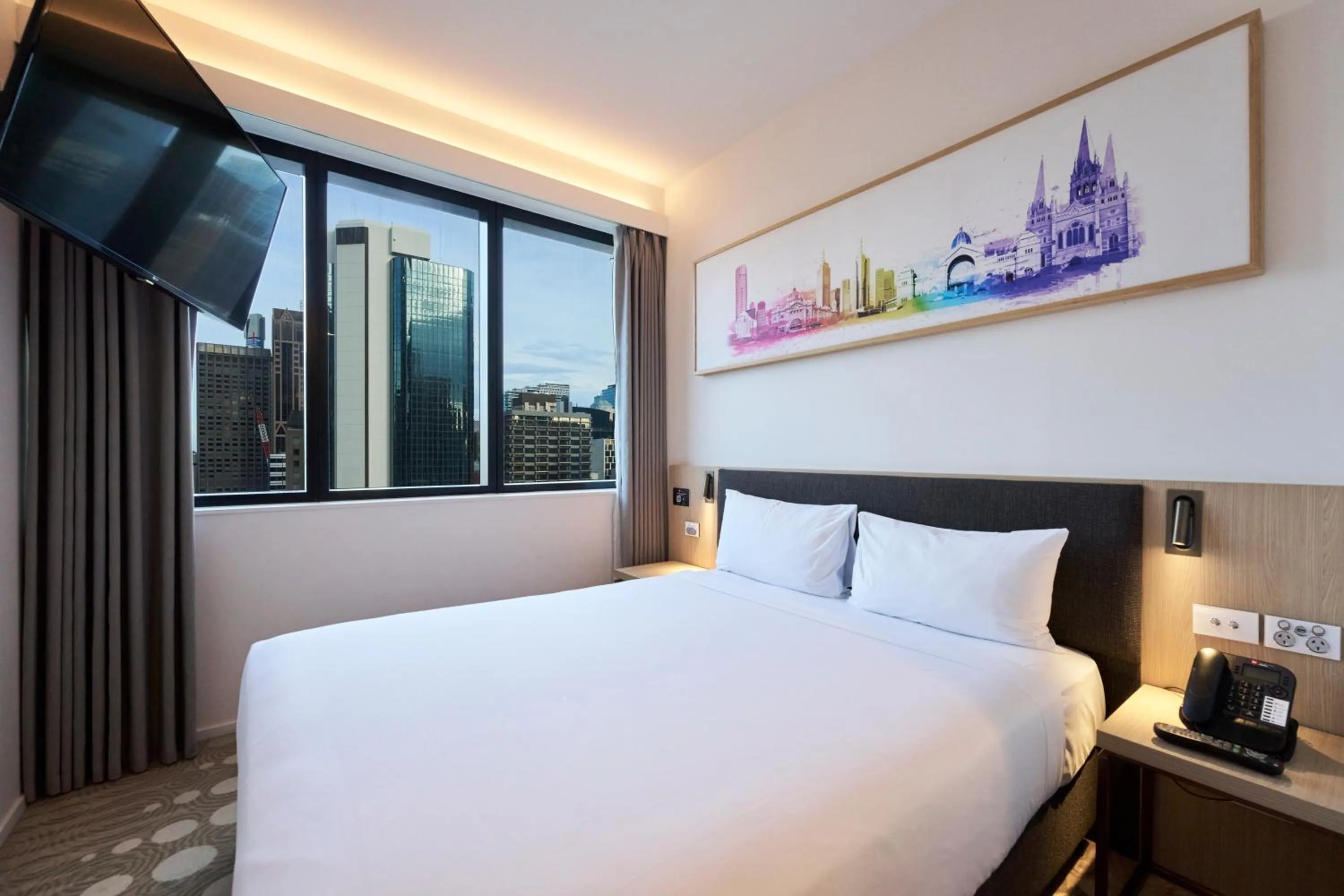 Bedroom, Bed in ibis Melbourne Central