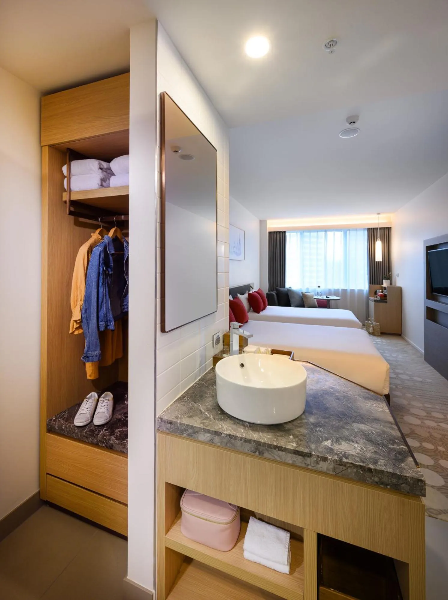 Bathroom, Bed in ibis Melbourne Central