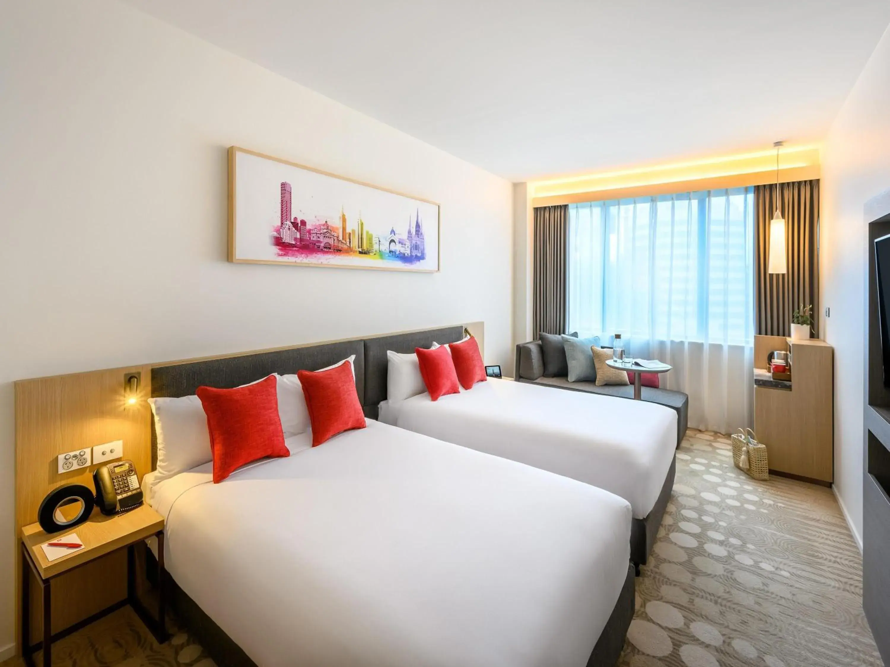 Superior Room with Two Double Beds in ibis Melbourne Central Superior Room with Two Double Beds in ibis Melbourne Central