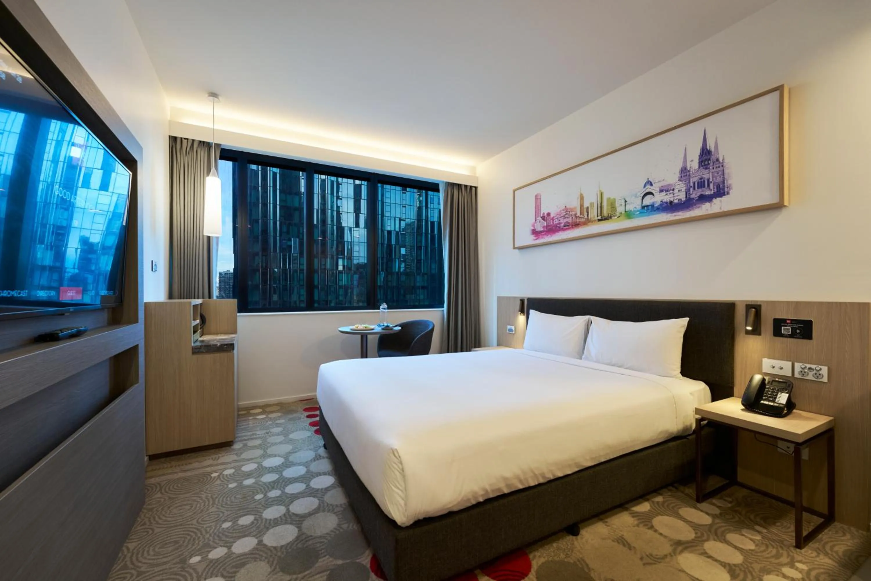 Bed in ibis Melbourne Central