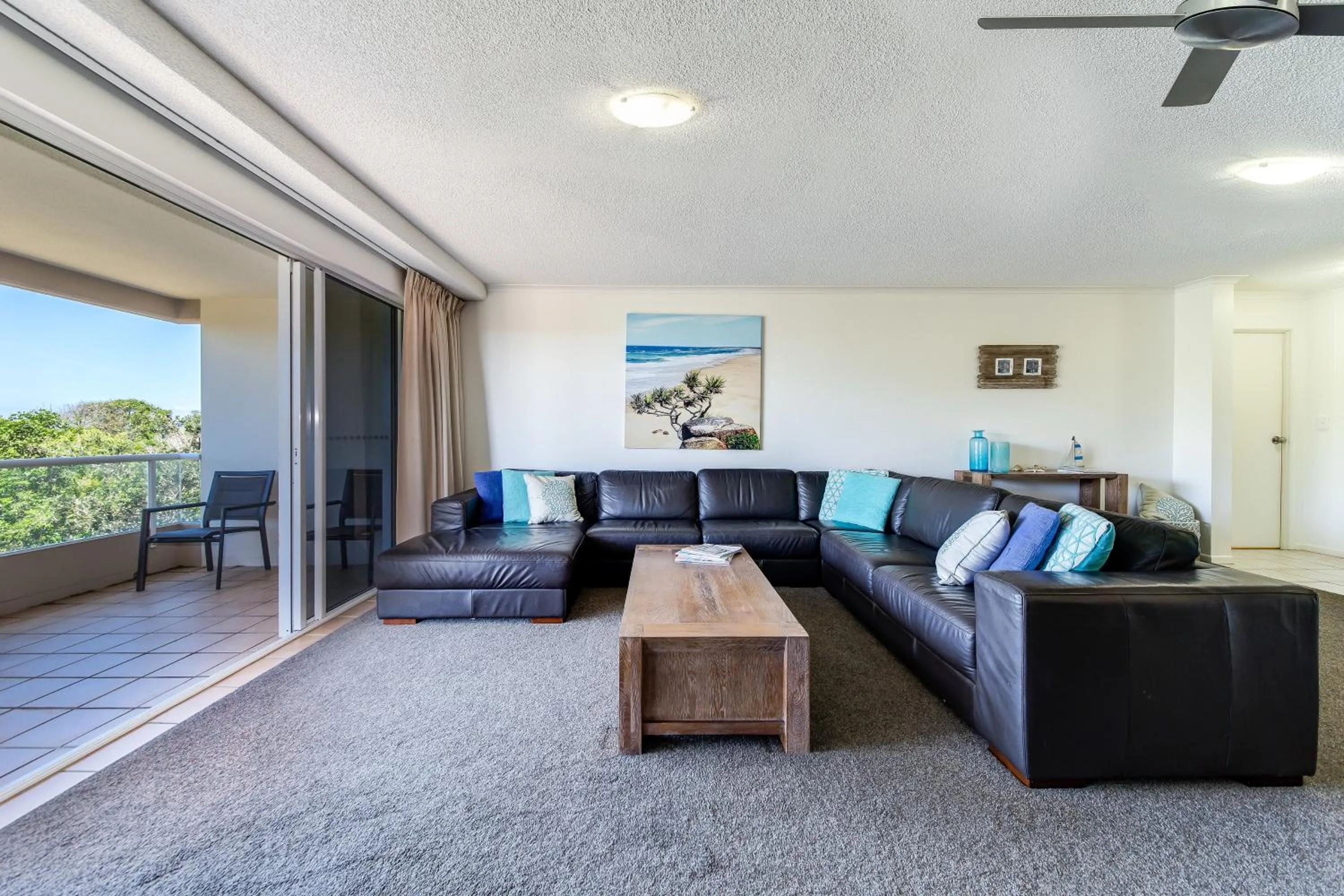 Seating area in Atlantis Marcoola