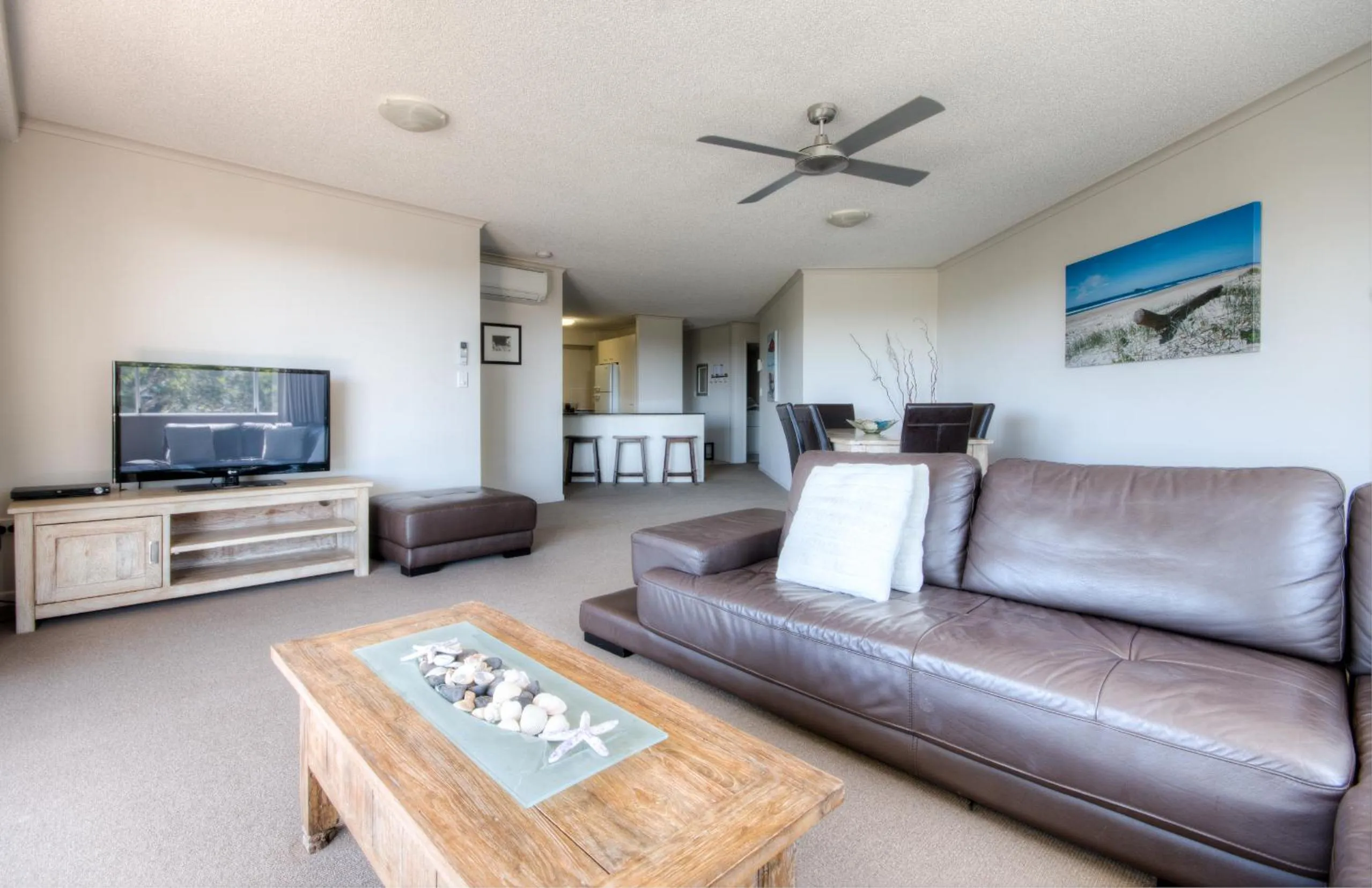 Communal lounge/ TV room in Atlantis Marcoola