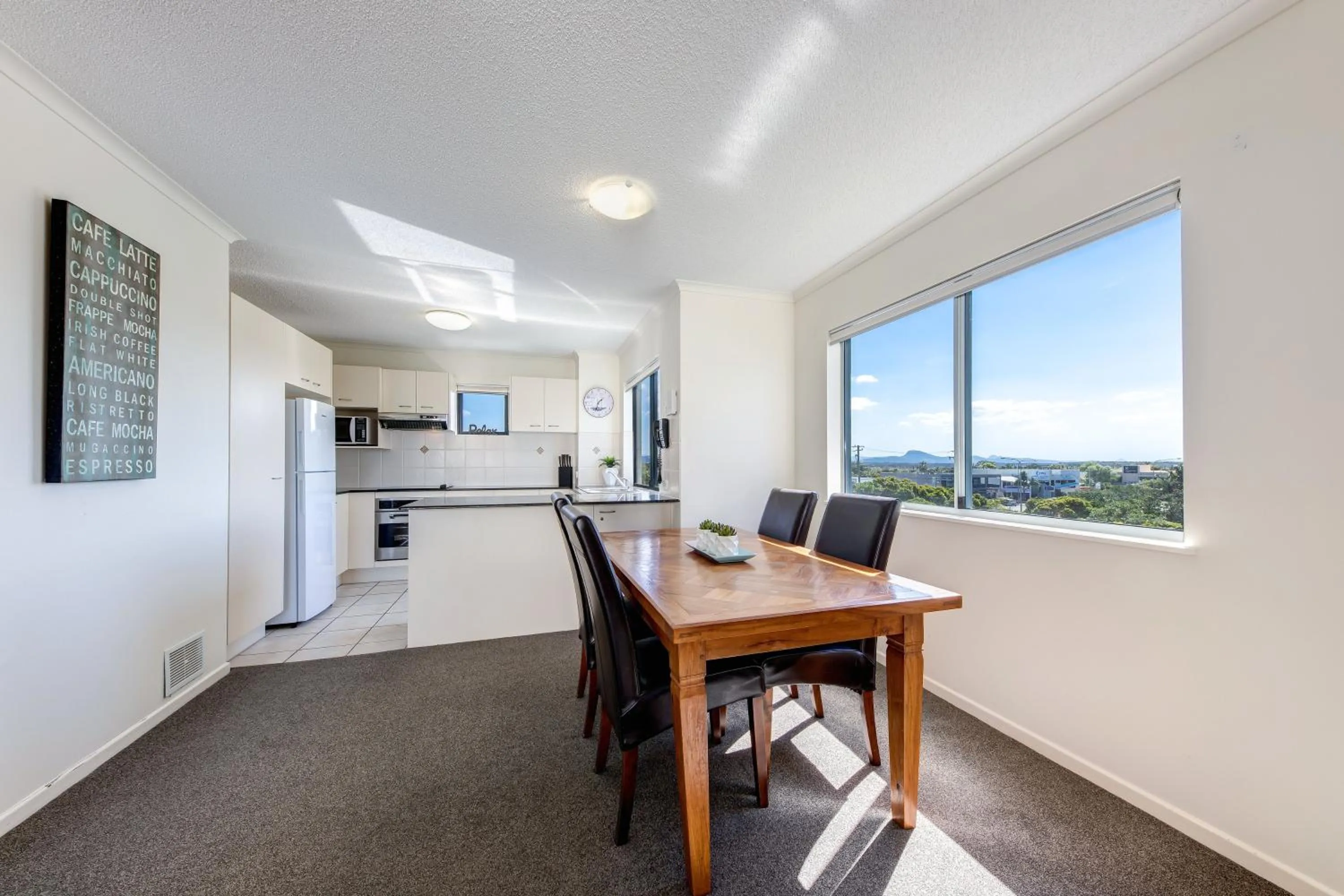 Dining area in Atlantis Marcoola