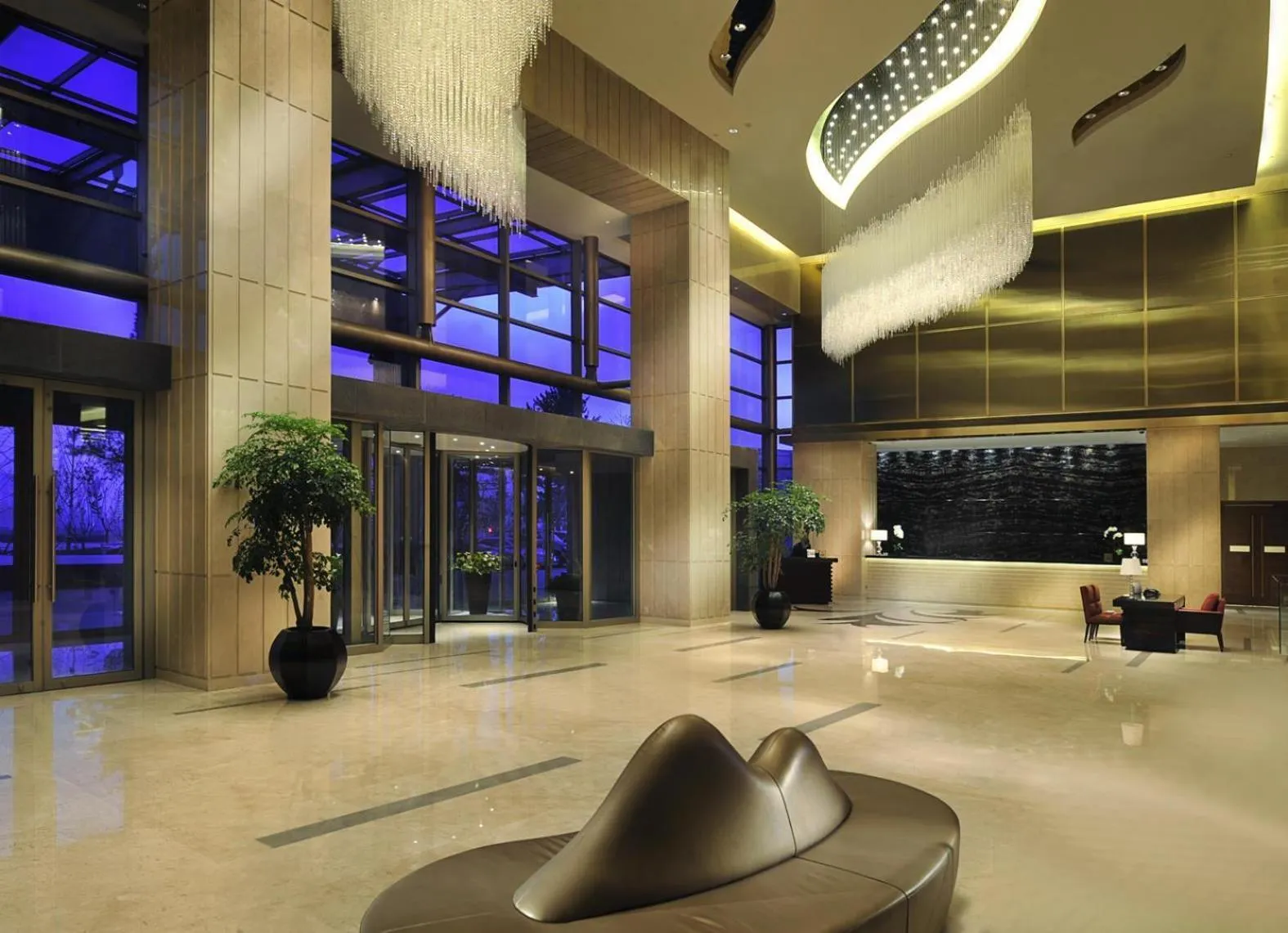 Lobby or reception in Kempinski Hotel Yinchuan