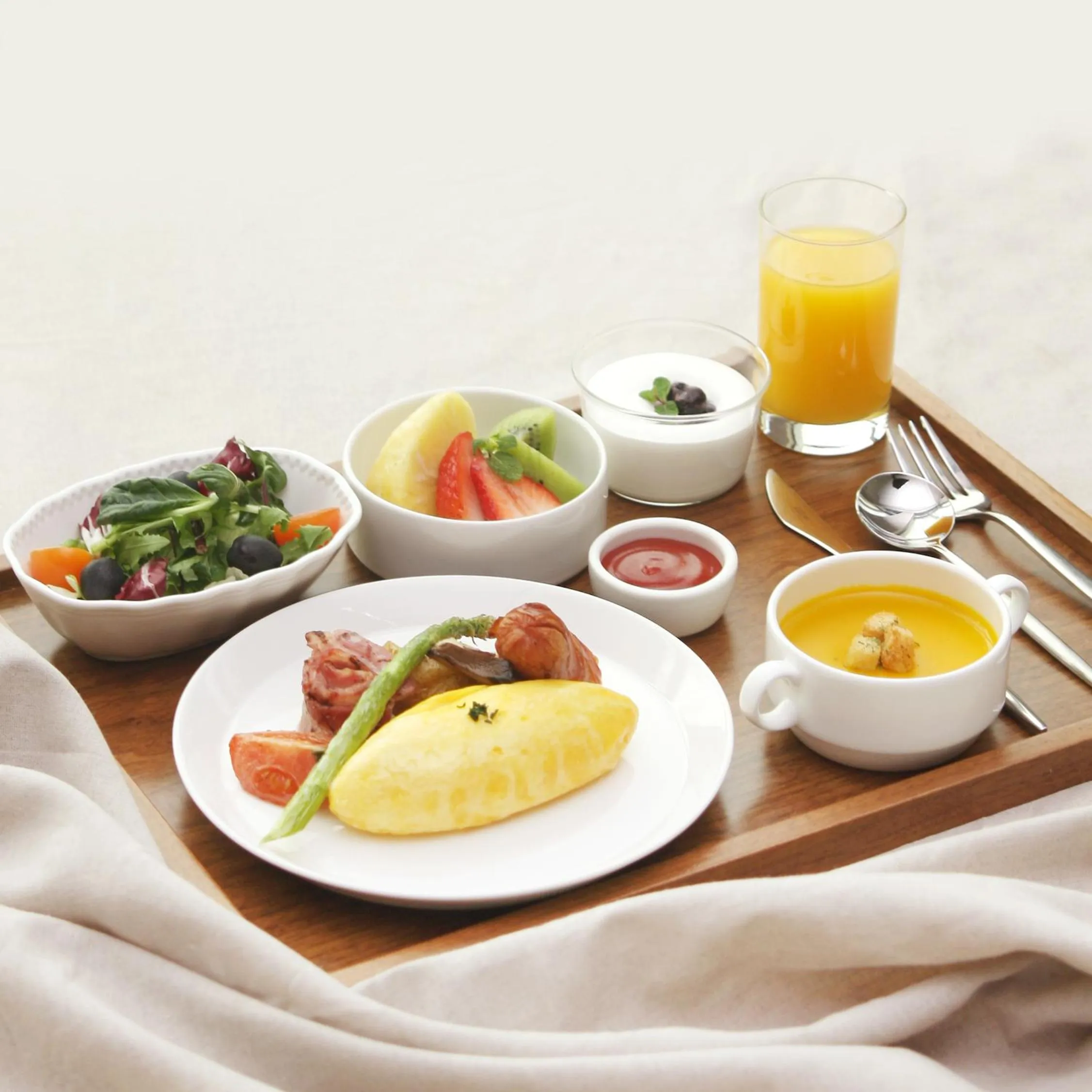 Food in La Casa hotel Gwangmyeong