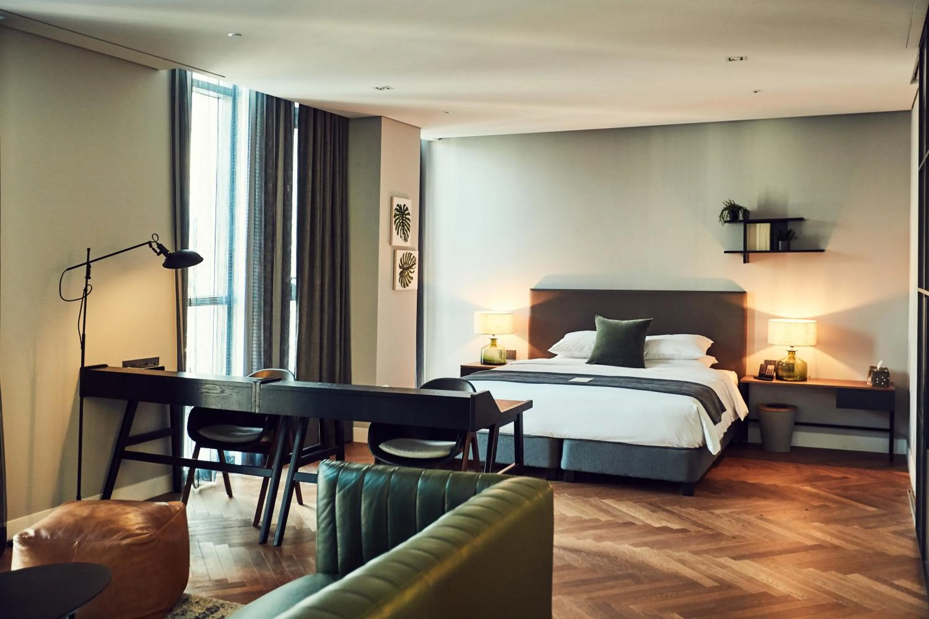 Bed in La Casa hotel Gwangmyeong