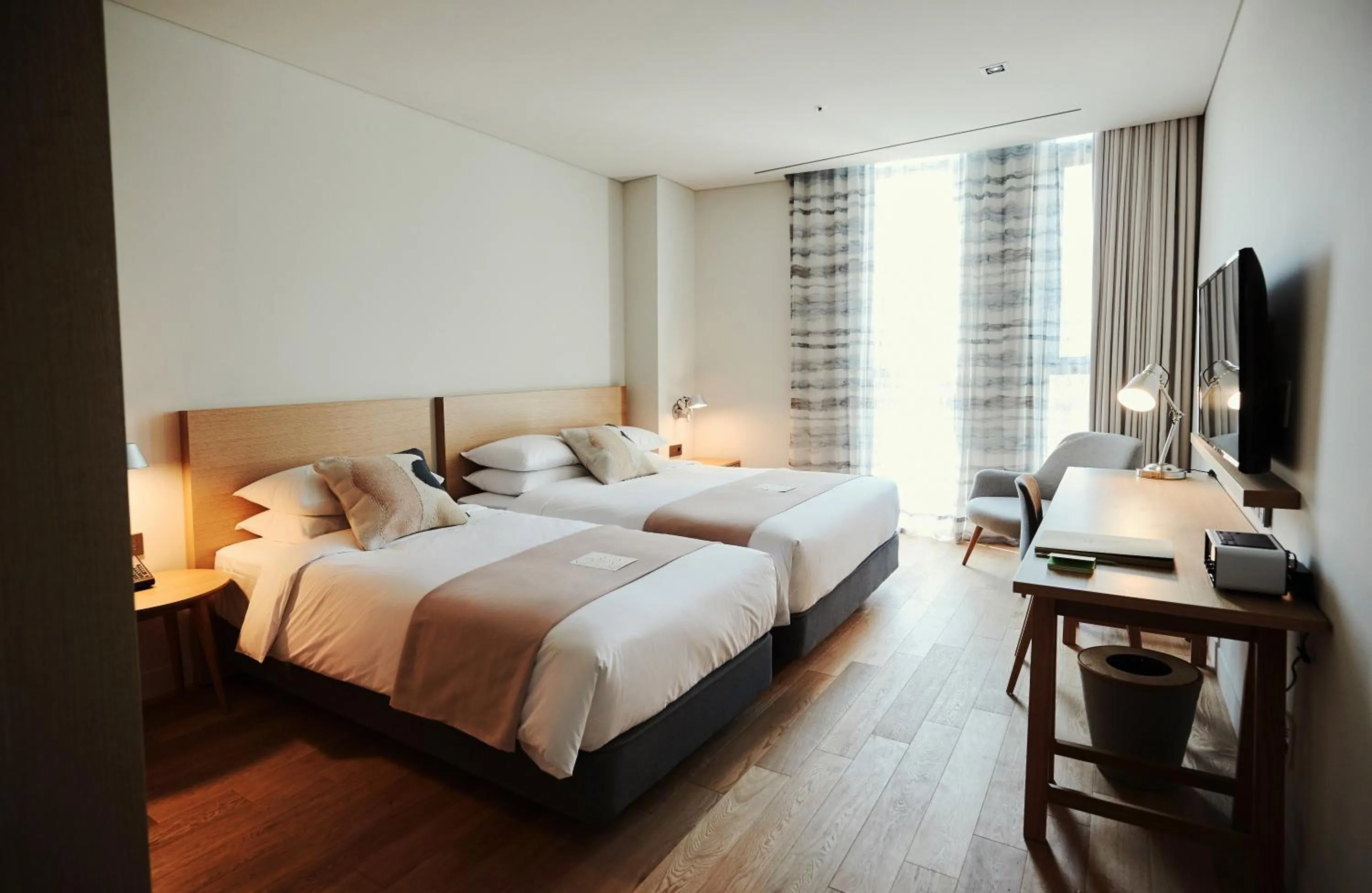 Bed in La Casa hotel Gwangmyeong