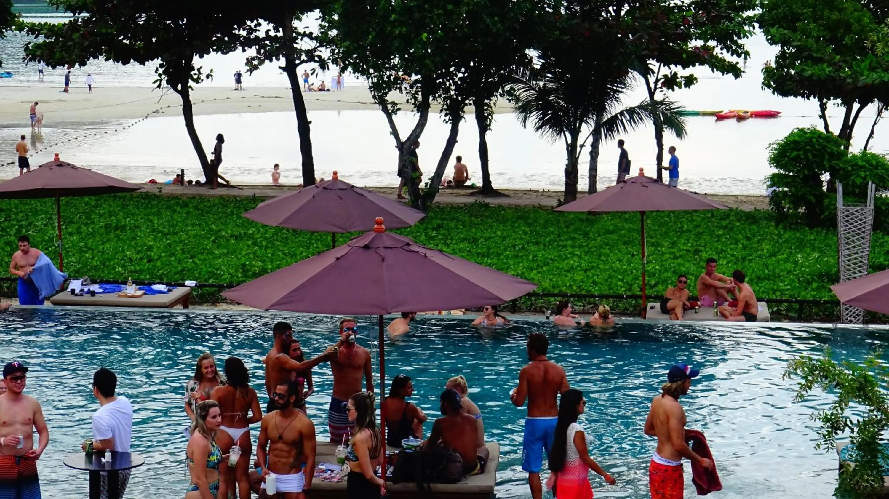 Pool view in PP Charlie Beach Resort
