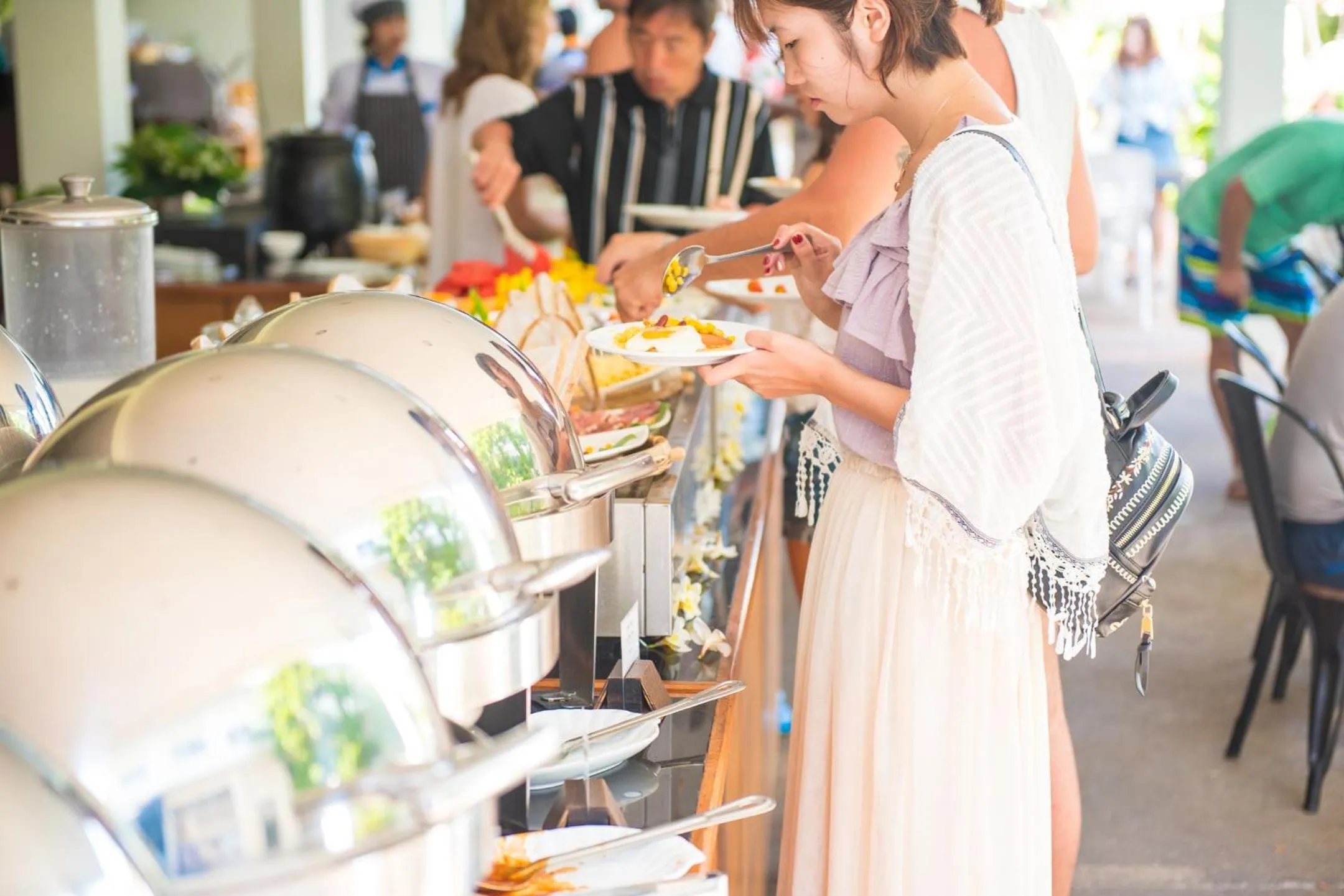 American breakfast in PP Charlie Beach Resort