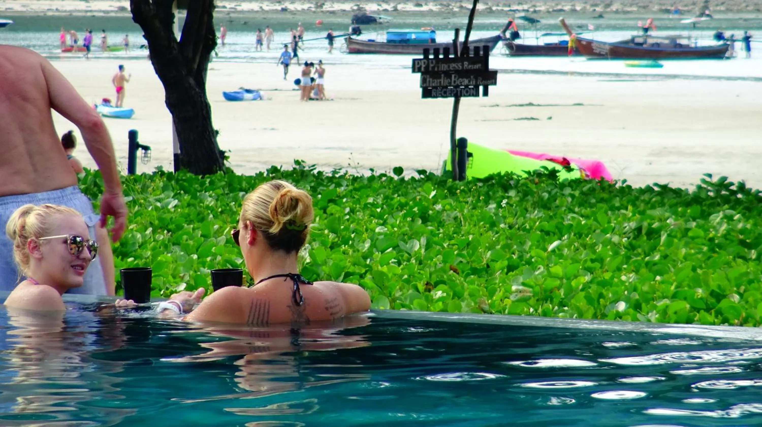 Pool view in PP Charlie Beach Resort