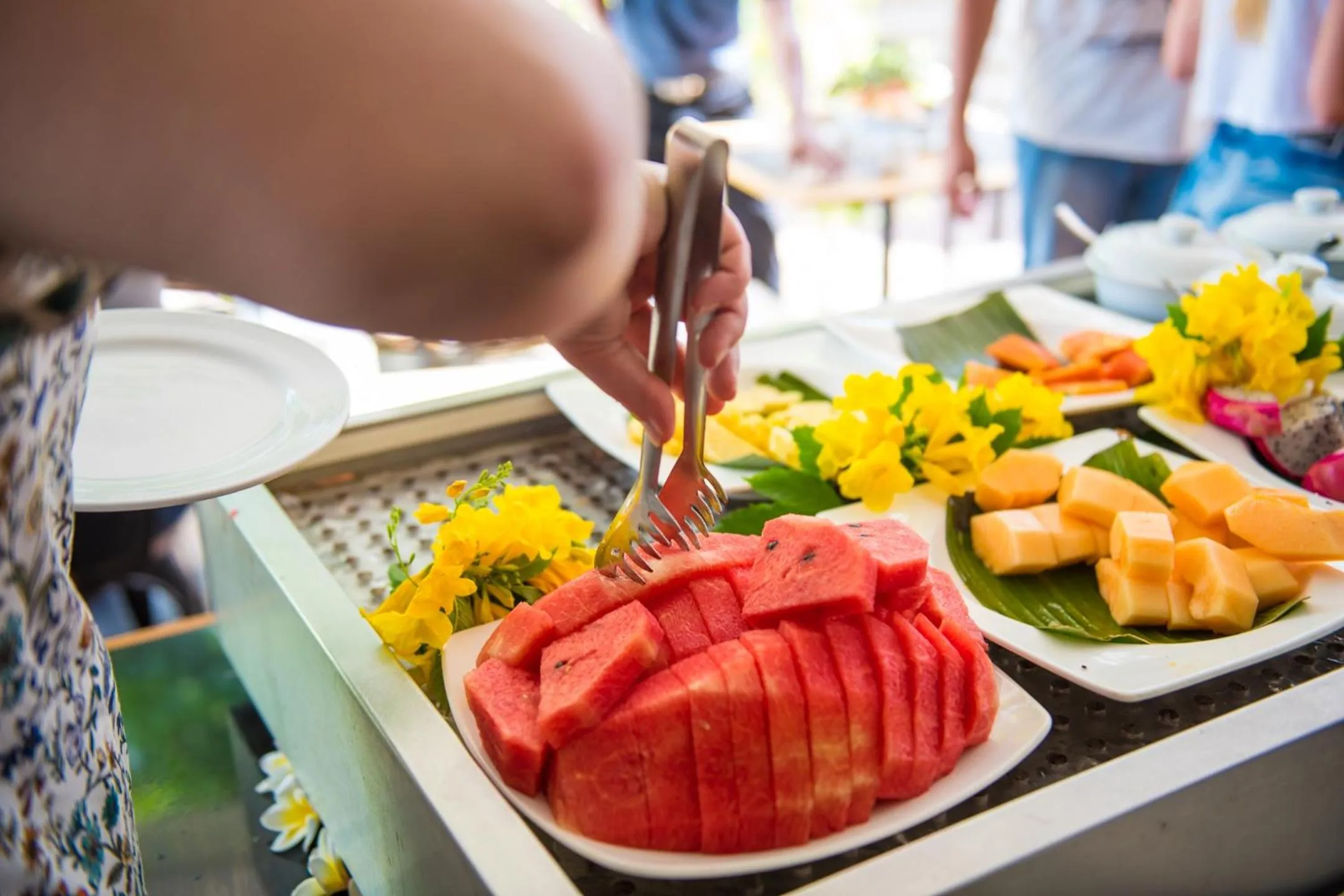 American breakfast in PP Charlie Beach Resort
