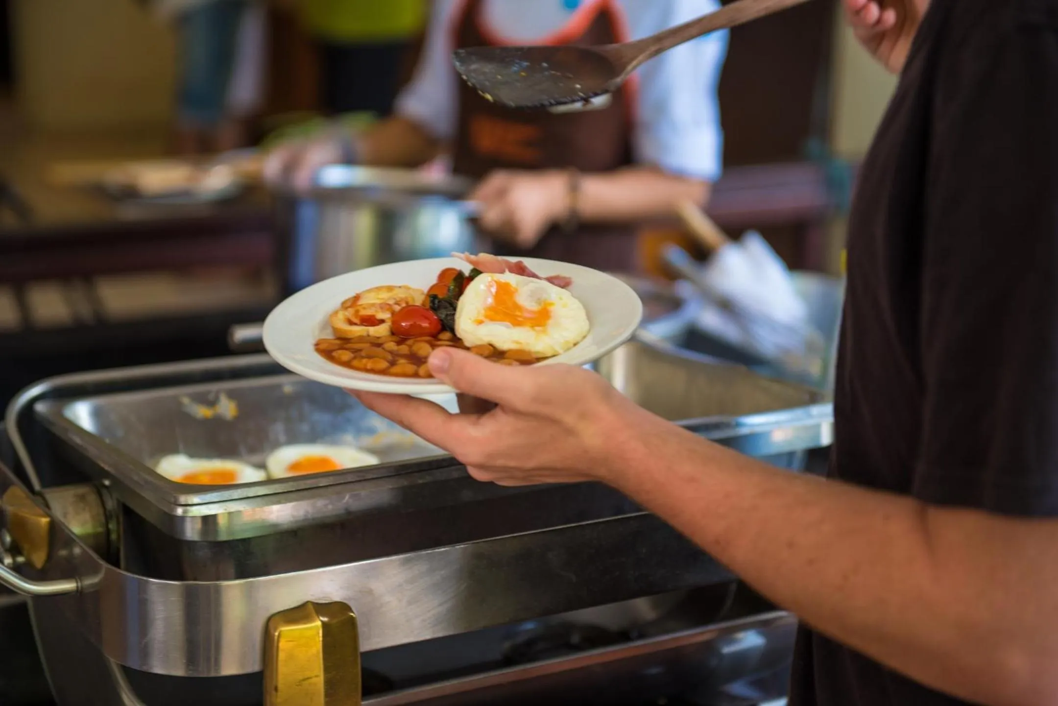 American breakfast in PP Charlie Beach Resort