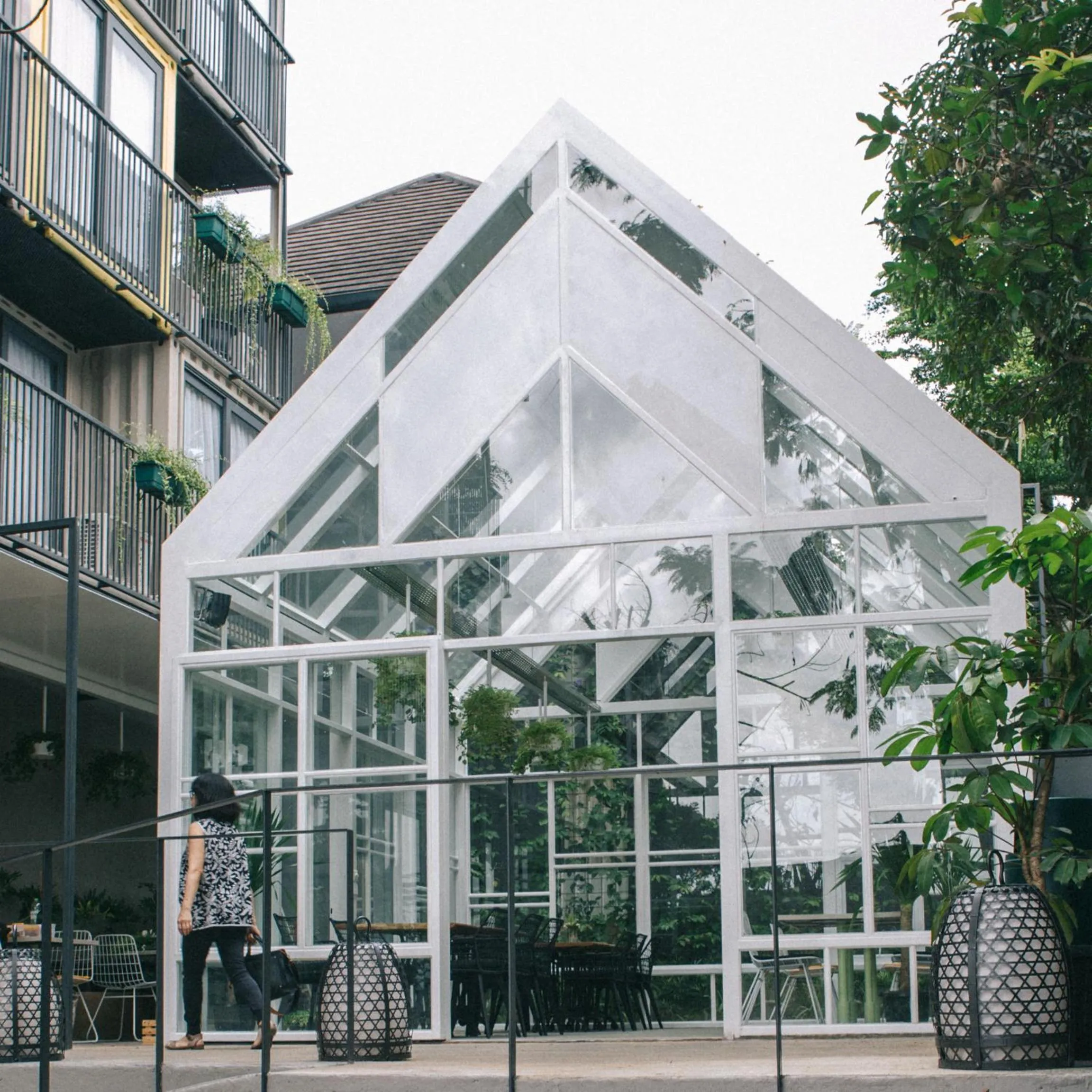 Facade/entrance in Kollektiv Hotel