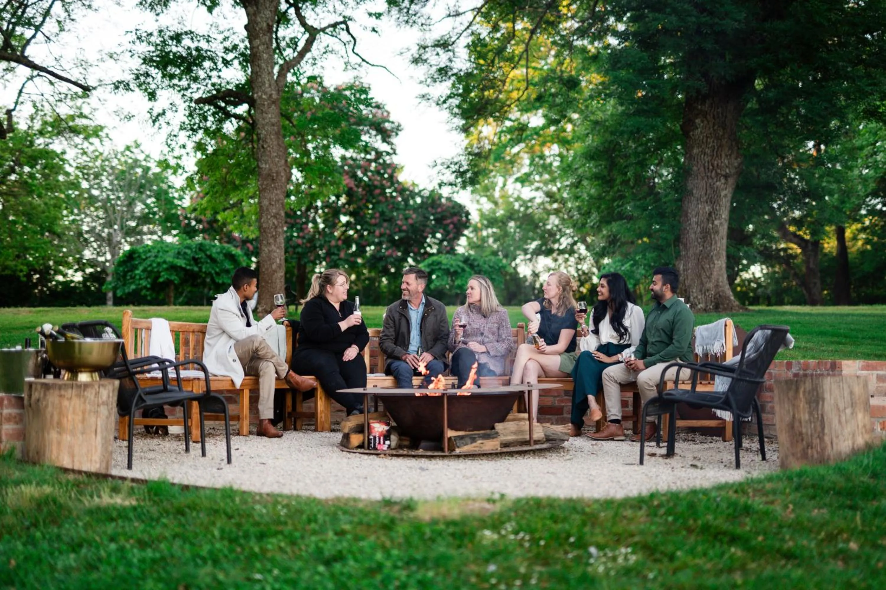 fireplace in Quamby Estate - 20 Minutes from Launceston