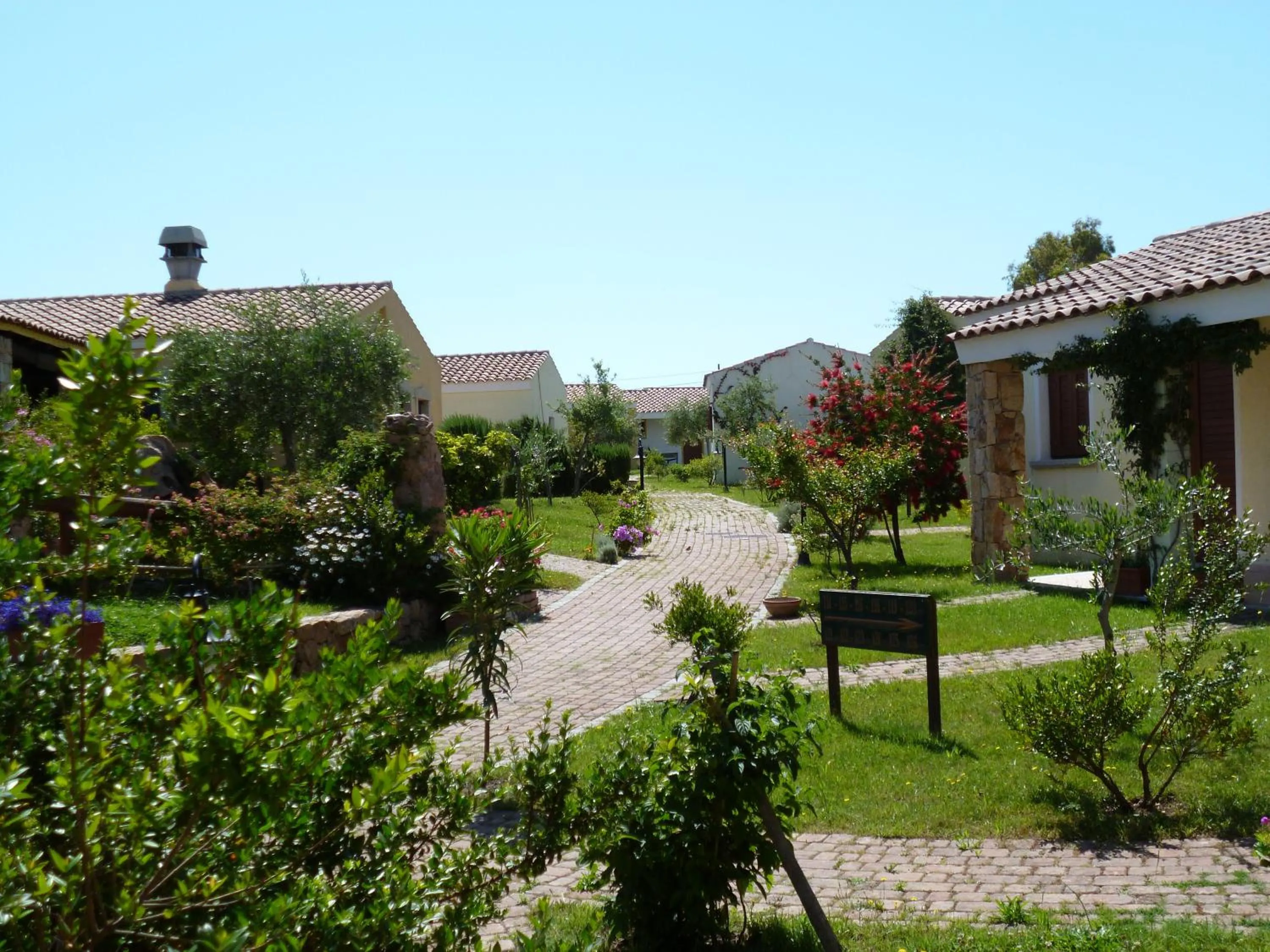 Garden in Hotel Cala Mirto