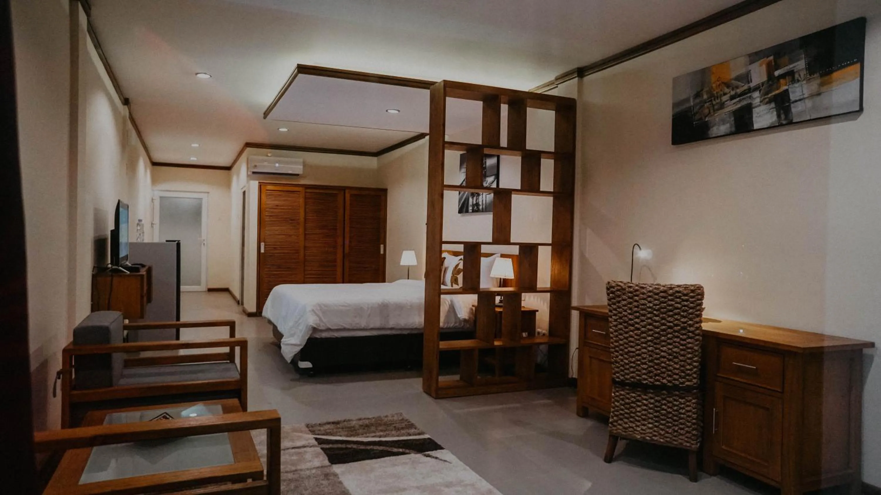 Bed in Seaview Beach Resort