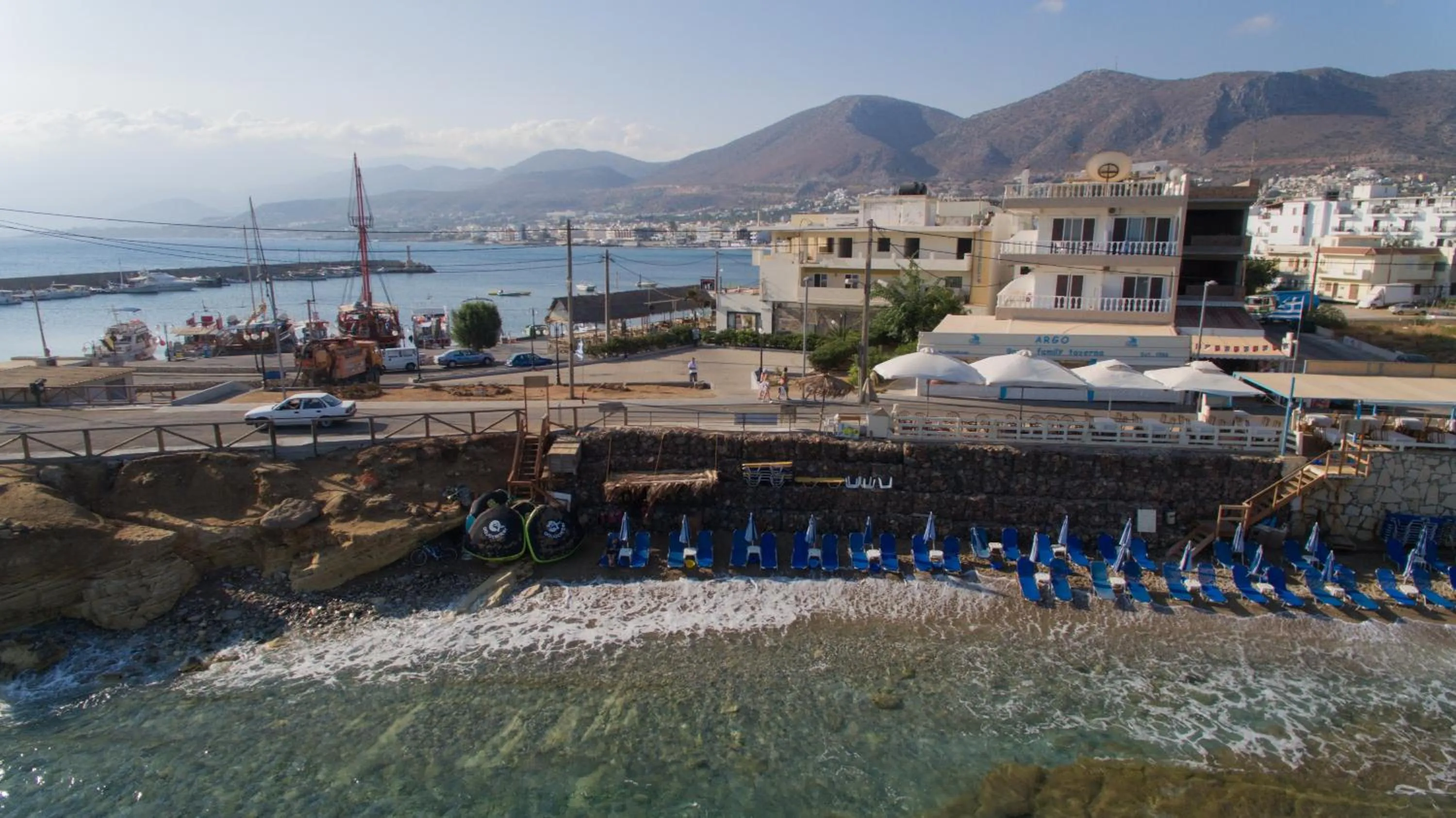 Bird's eye view in Zorbas Hotel