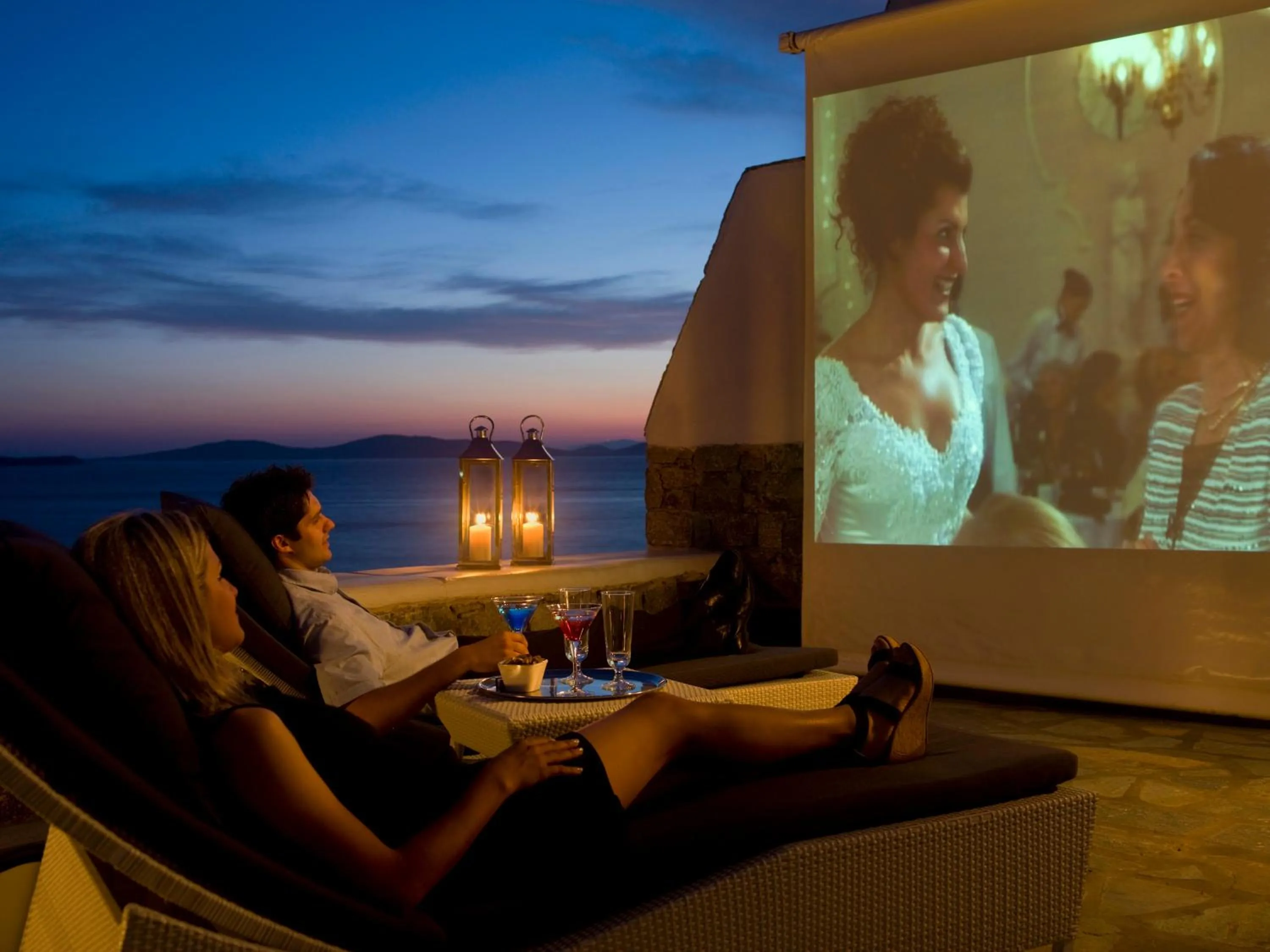 TV and multimedia in Mykonos Grand Hotel & Resort