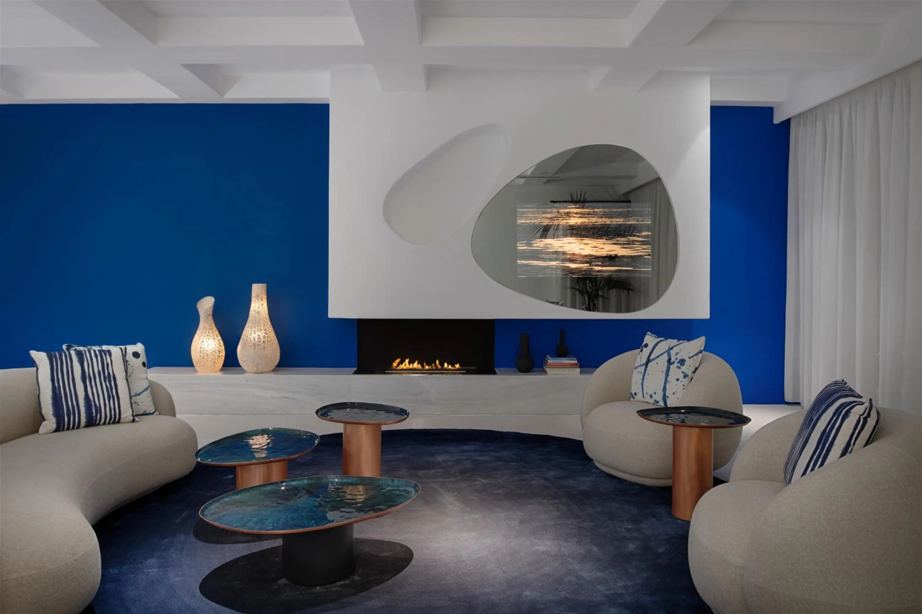 Living room in Mykonos Grand Hotel & Resort