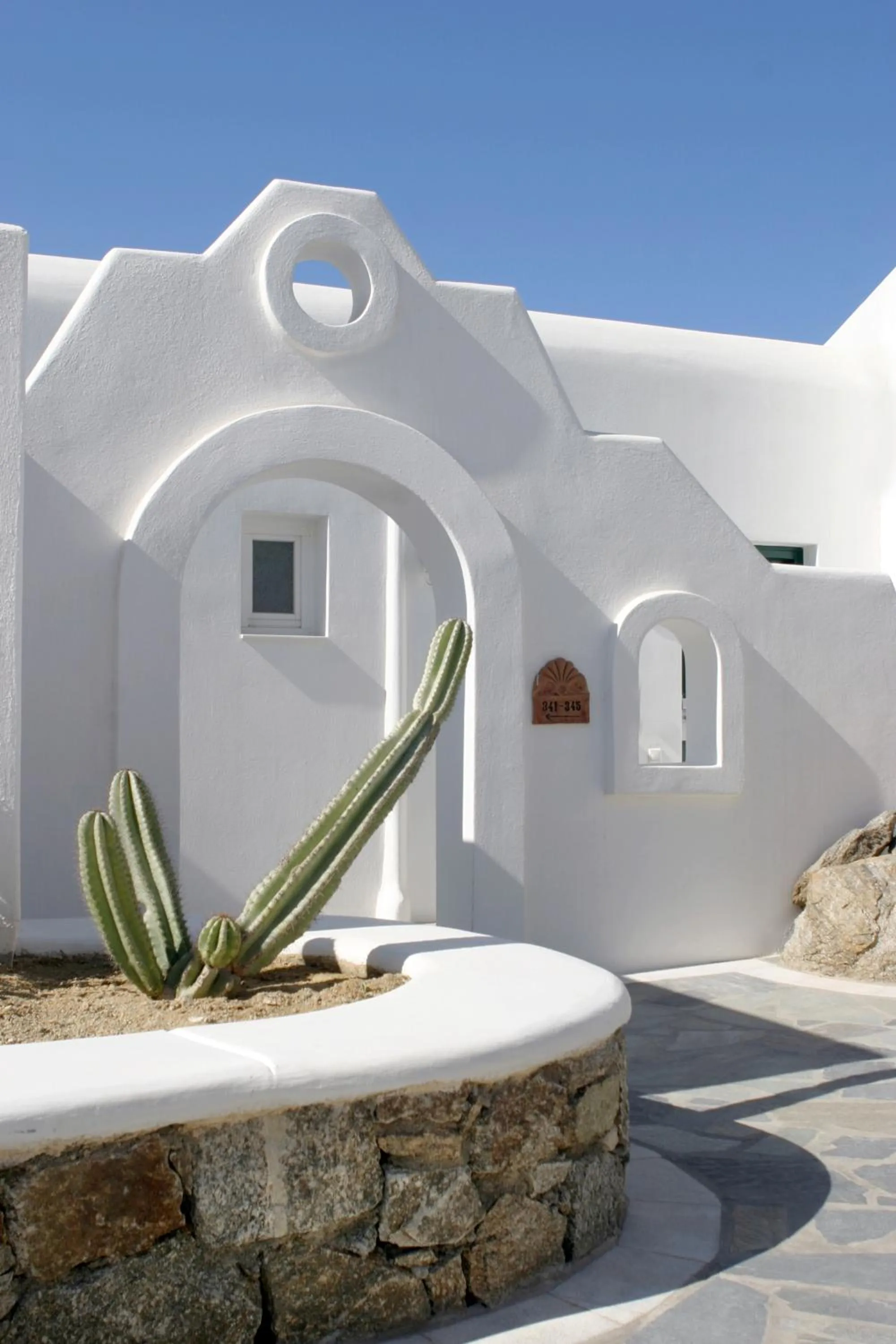 Facade/entrance in Mykonos Grand Hotel & Resort